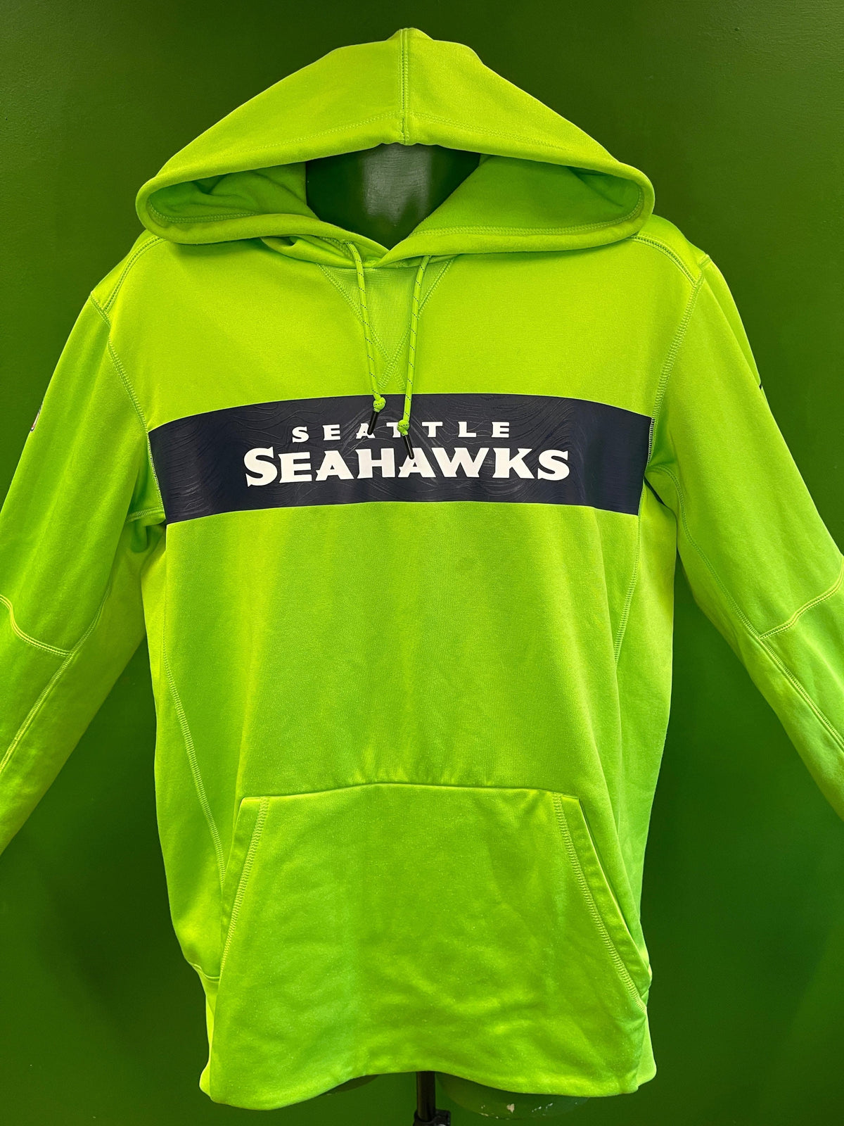 NFL Seattle Seahawks Green Pullover Hoodie Men's Medium