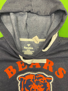 NFL Chicago Bears Fanatics Heathered Blue Stitched Pullover Hoodie Women's Small