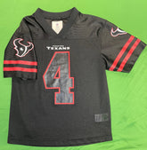 NFL Houston Texans Deshaun Watson #4 Black Jersey Youth Medium 8-10