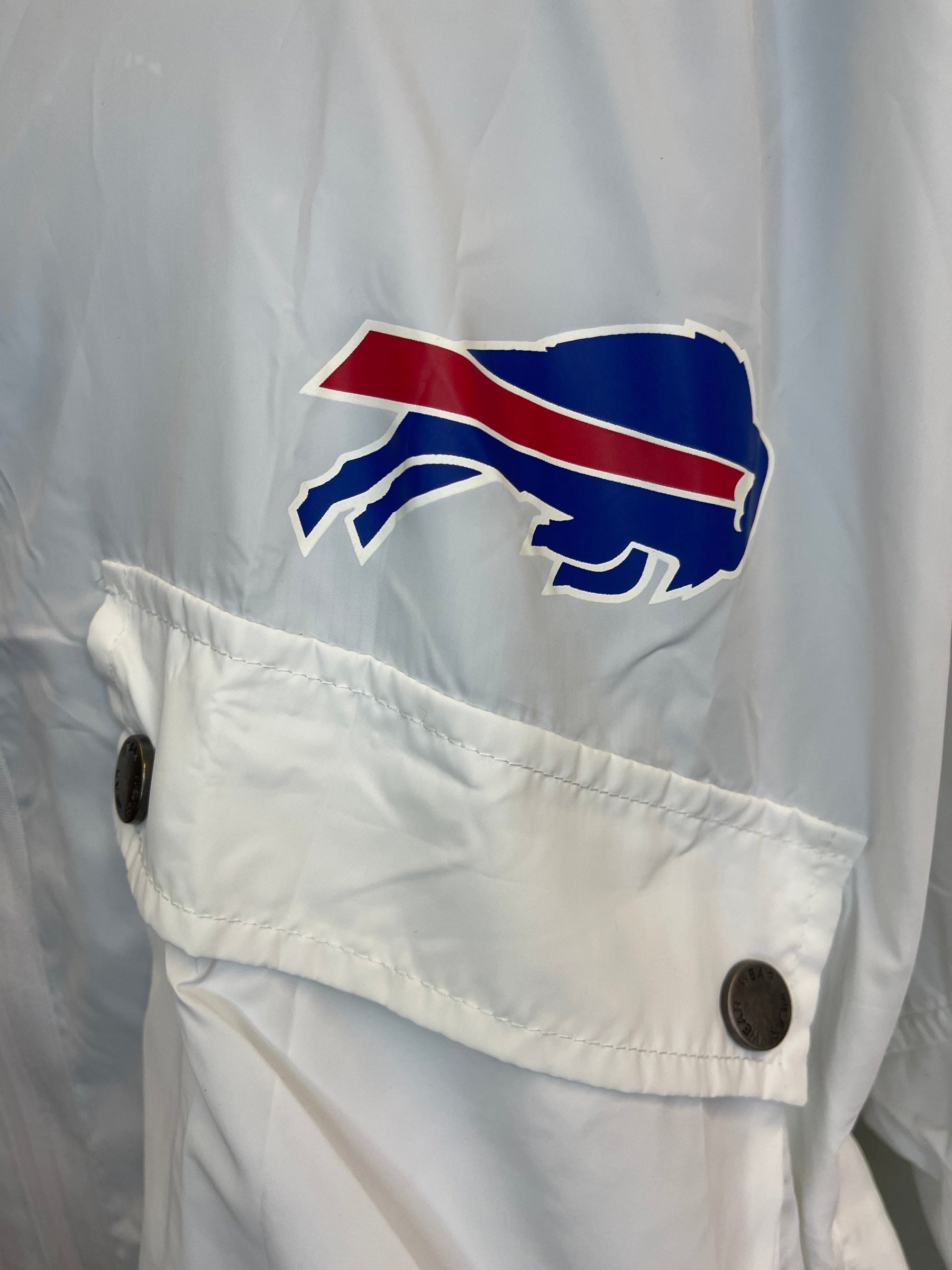 NFL Buffalo Bills Cropped Full-Zip Windbreaker/Jacket Women's 2X-Large NWT