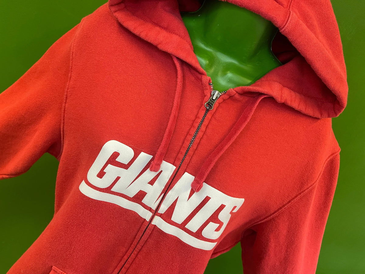 NFL New York Giants Pro Line Red "Rollo" #8 Full-Zip Hoodie Women's Large
