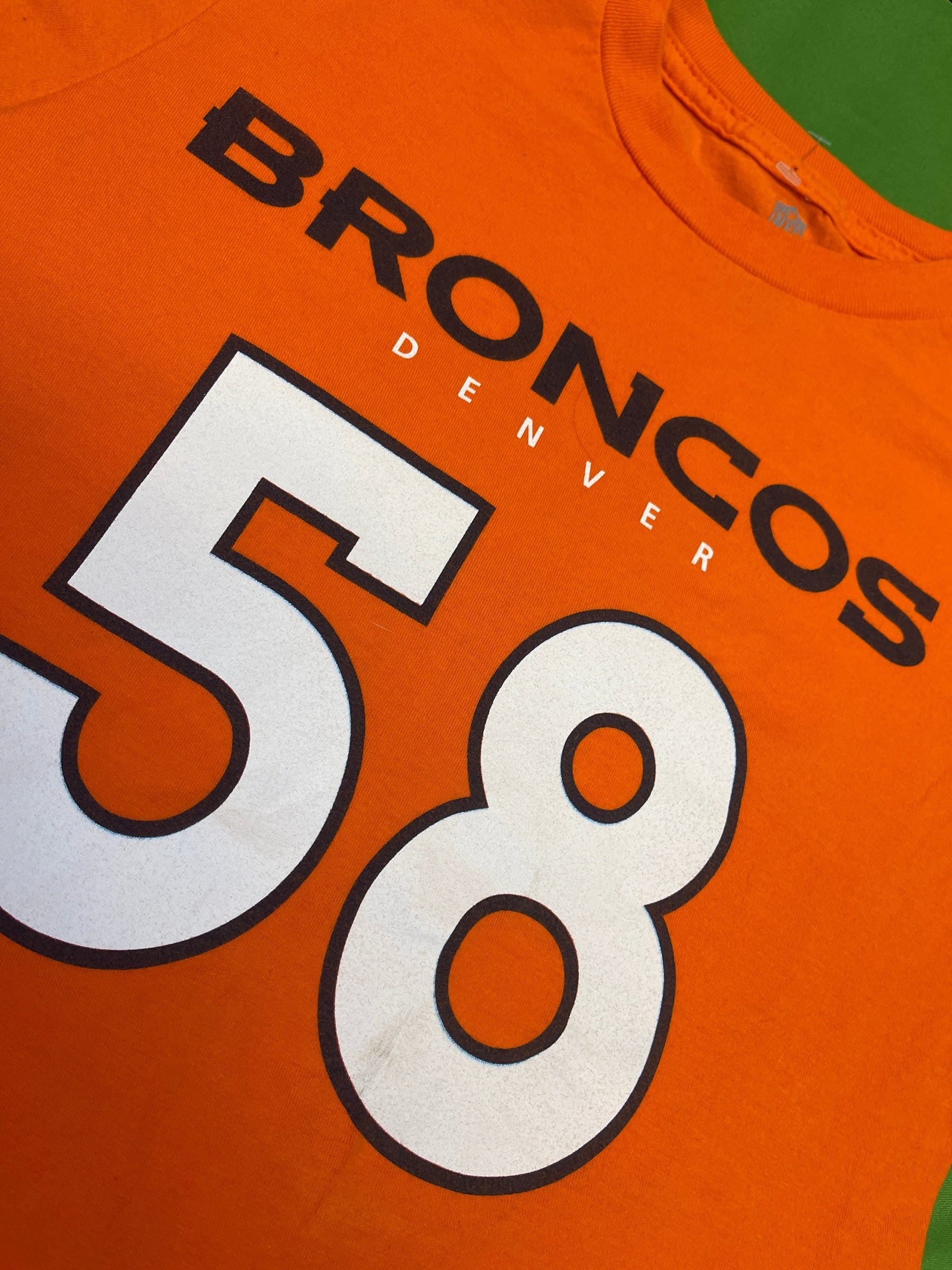 NFL Denver Broncos Von Miller #58 Orange T-Shirt Youth Small