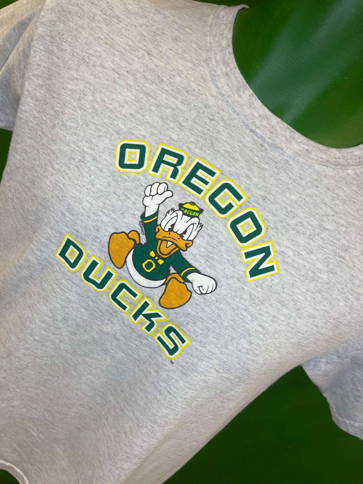 NCAA Oregon Ducks Donald Duck Heathered T-Shirt Youth Medium 10-12