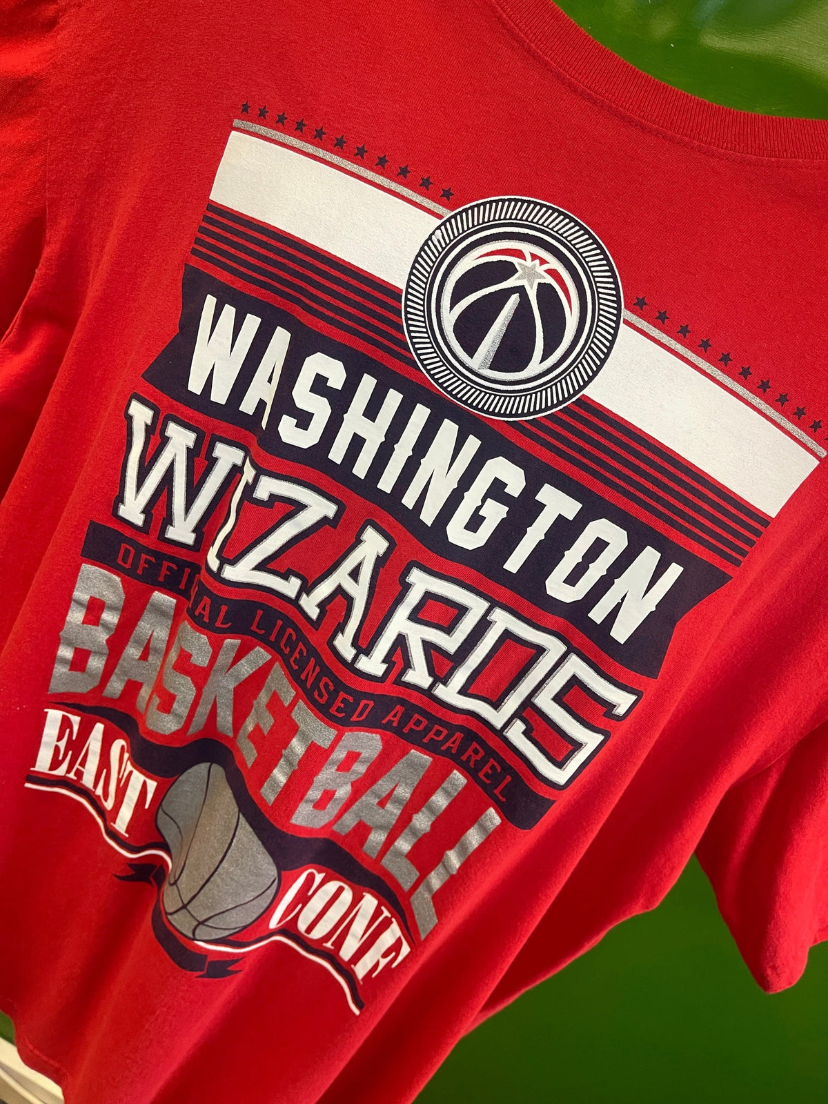 NBA Washington Wizards 100% Cotton Red T-Shirt Men's 3X-Large