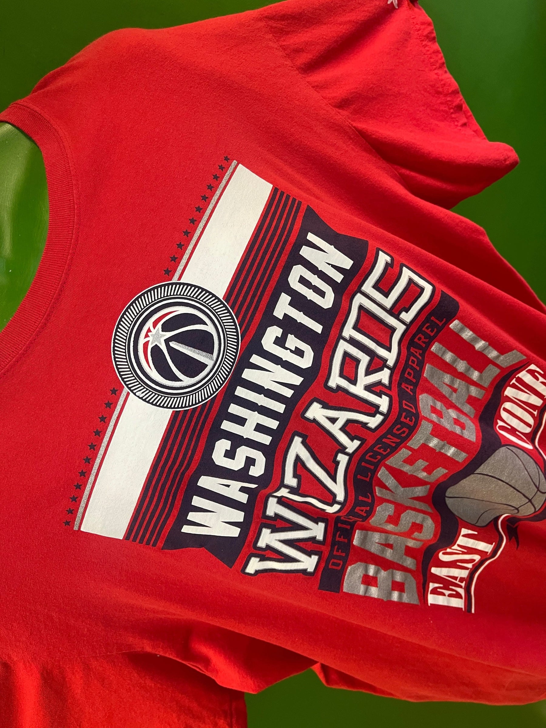 NBA Washington Wizards 100% Cotton Red T-Shirt Men's 3X-Large