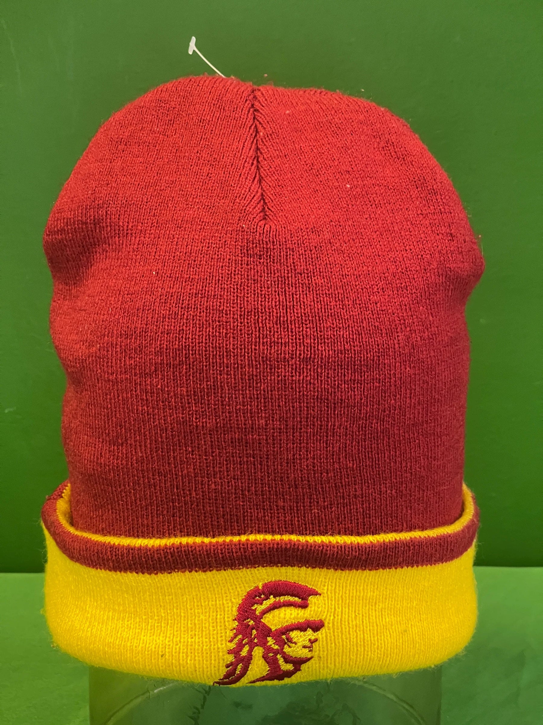 NCAA USC Trojans Red & Yellow Woolly Hat Beanie OSFM