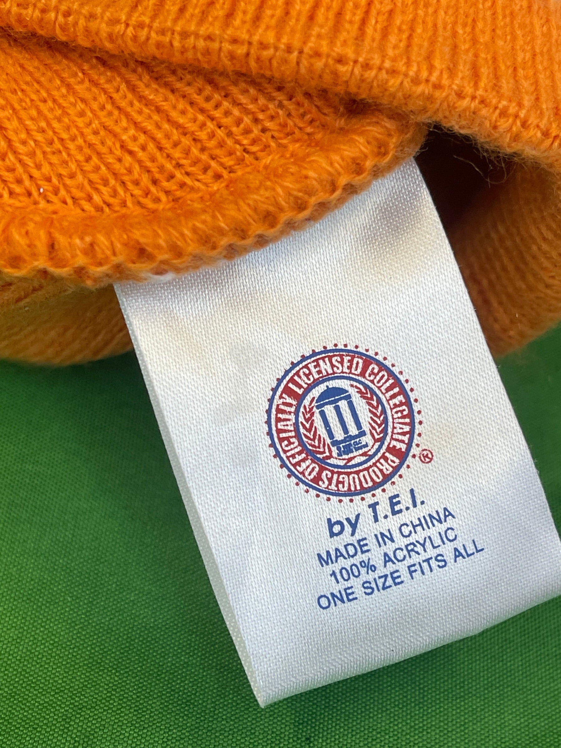 NCAA Tennessee Volunteers Striped Woolly Hat Beanie OSFM