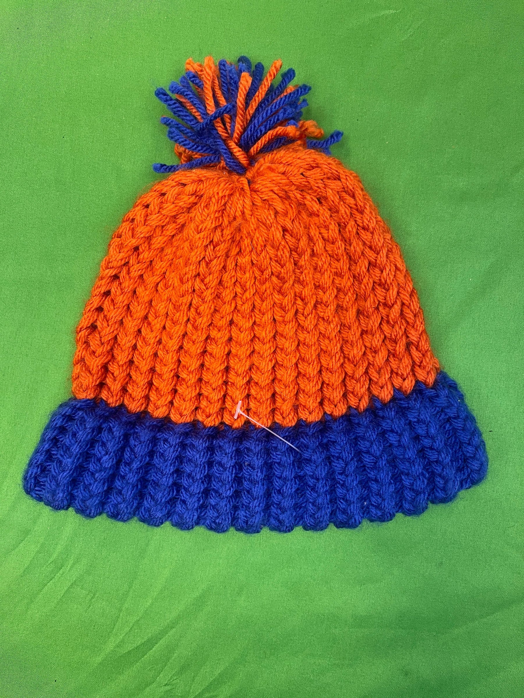 NFL Denver Broncos Handmade Baby Infant Hat 0-12 Months