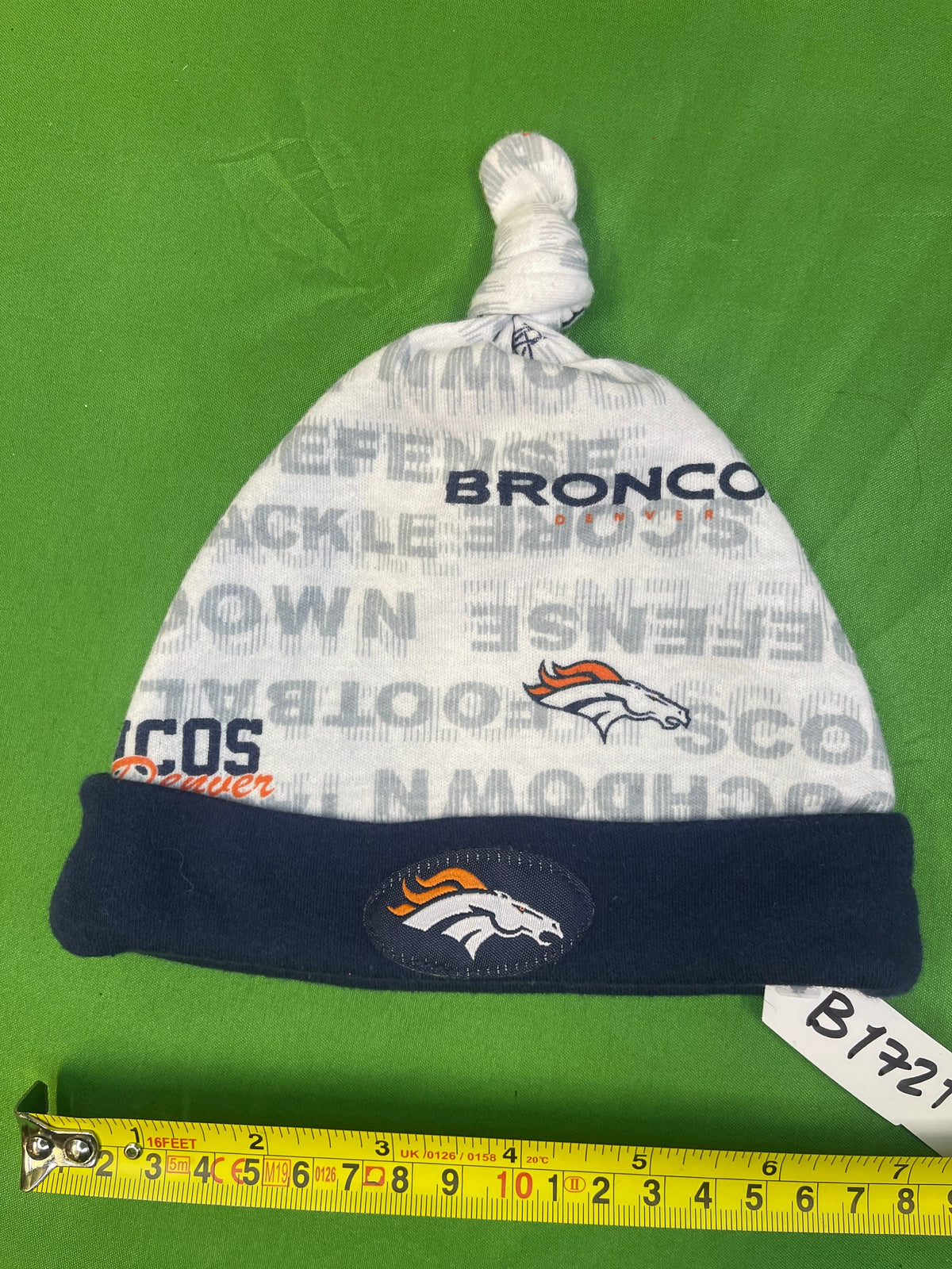 NFL Denver Broncos Infant Baby Hat Beanie Newborn 0-3 Months