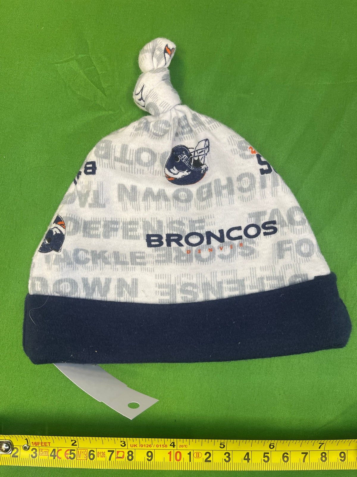 NFL Denver Broncos Infant Baby Hat Beanie Newborn 0-3 Months