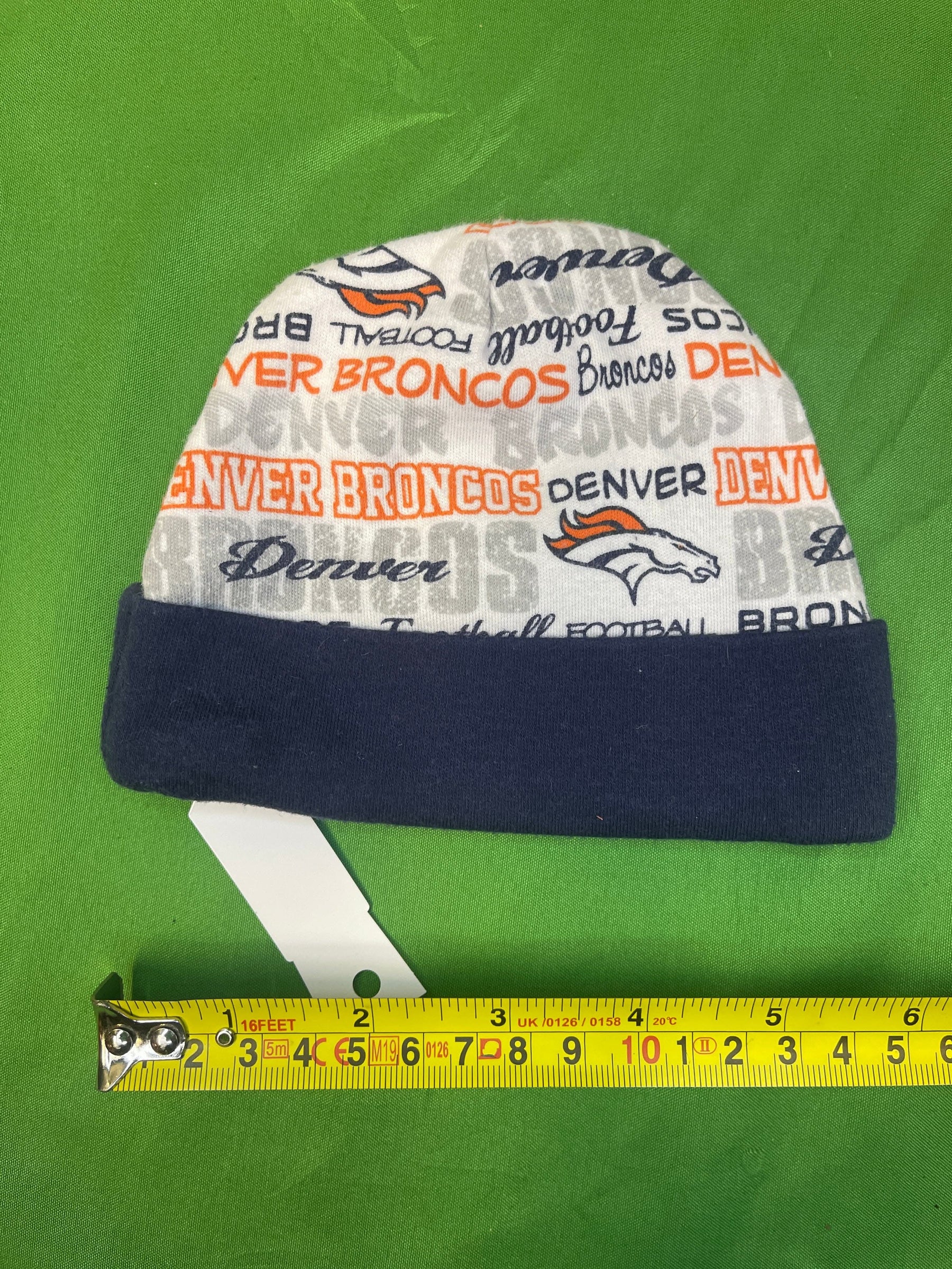 NFL Denver Broncos Infant Baby Hat Beanie Newborn 0-3 Months