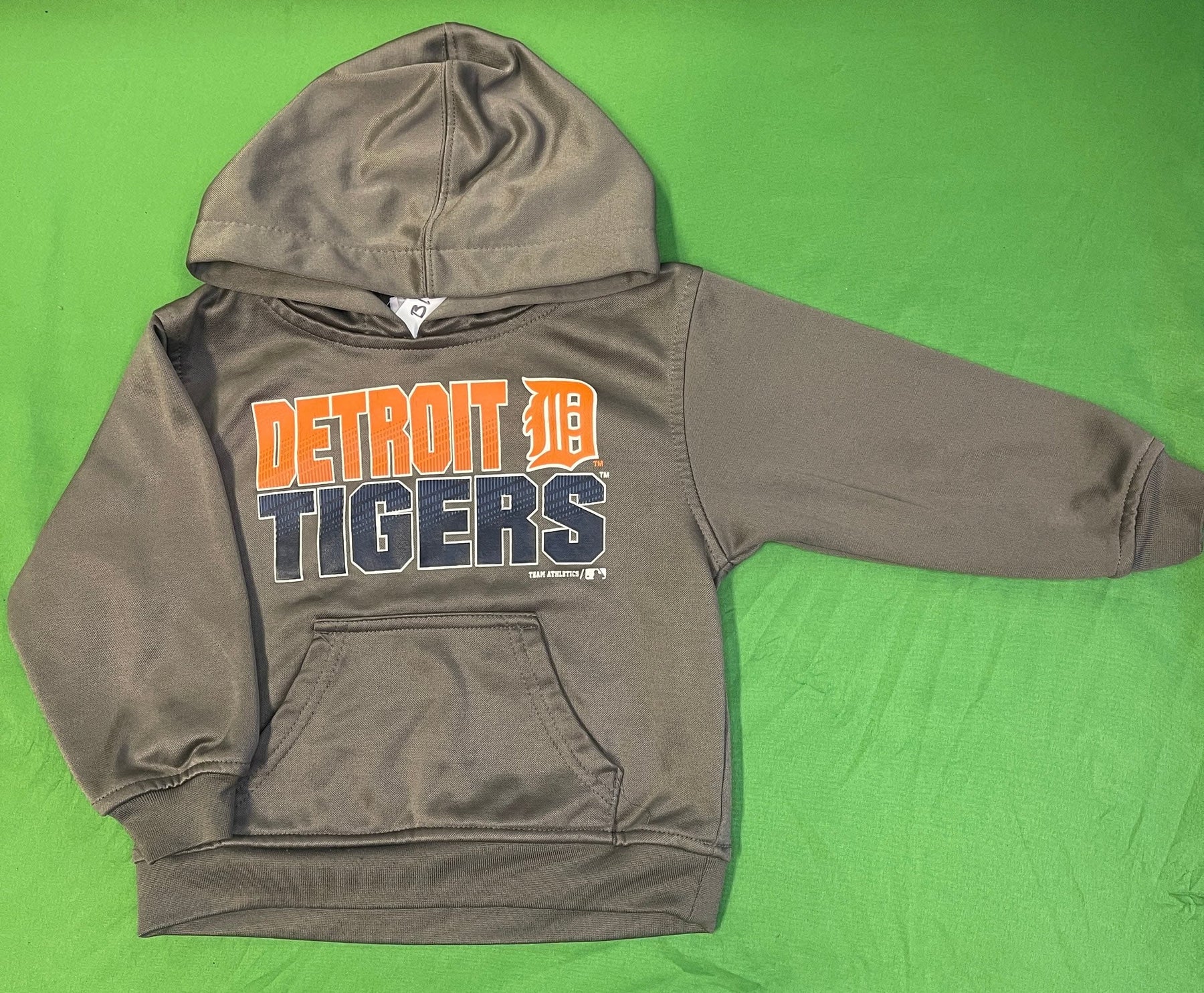 MLB Detroit Tigers Shiny Pullover Hoodie Toddler 3T