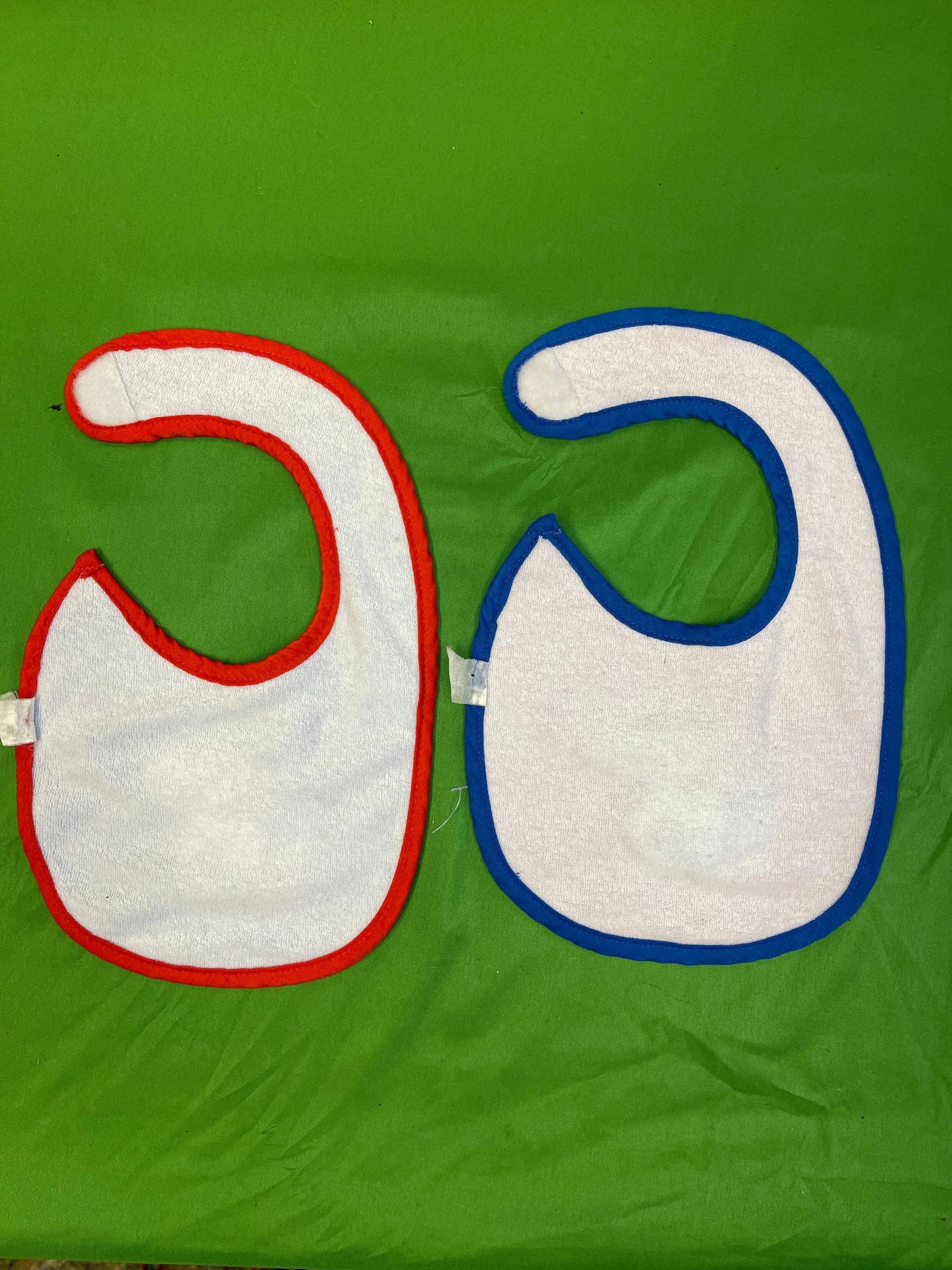 NCAA Kansas Jayhawks Set of 2 Terrycloth Baby Infant Bibs OSFM