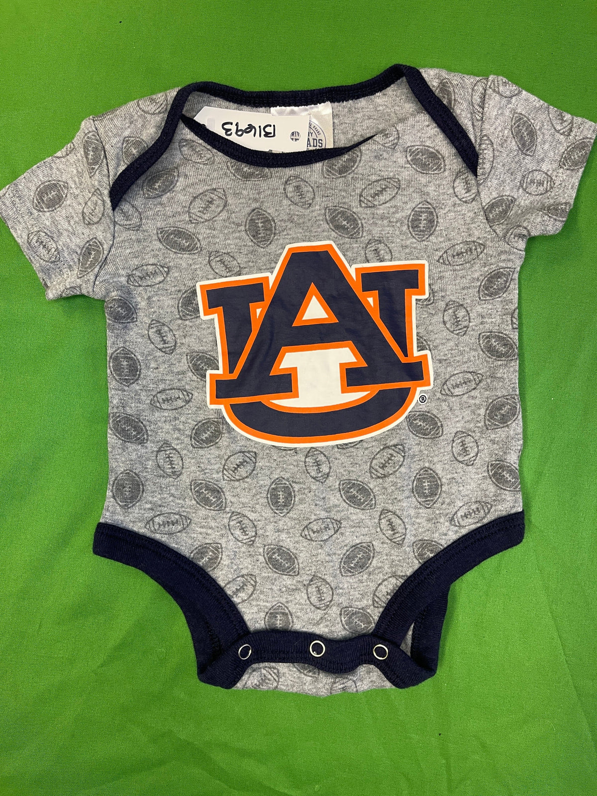 NCAA Auburn Tigers Baby Infant Bodysuit/Vest Newborn 0-3 Months