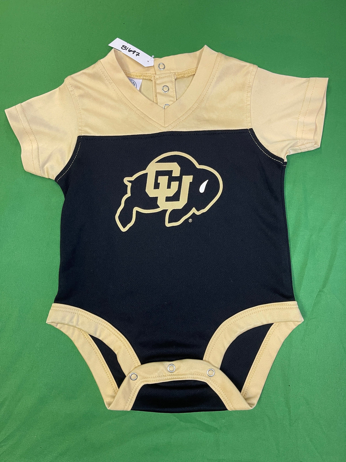 NCAA Colorado Buffaloes Baby Infant Jersey-Style Bodysuit/Vest 6-9 Months