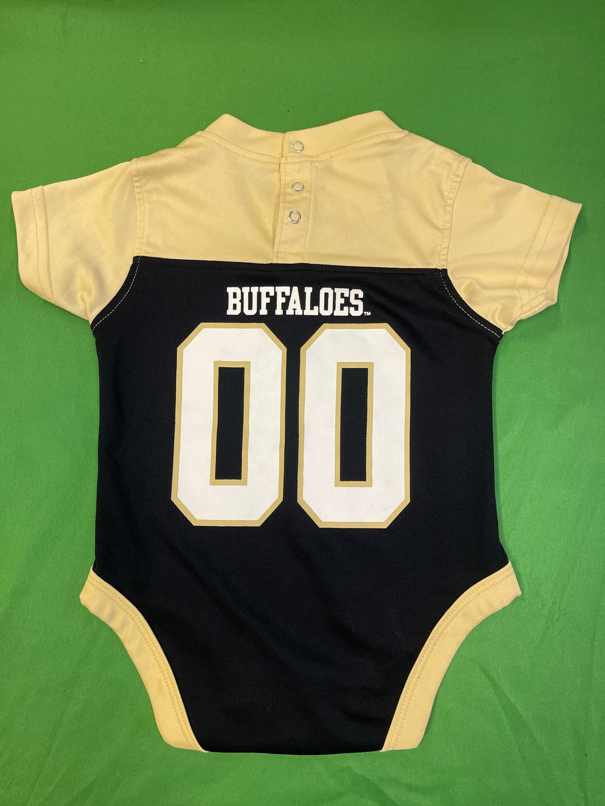 NCAA Colorado Buffaloes Baby Infant Jersey-Style Bodysuit/Vest 6-9 Months