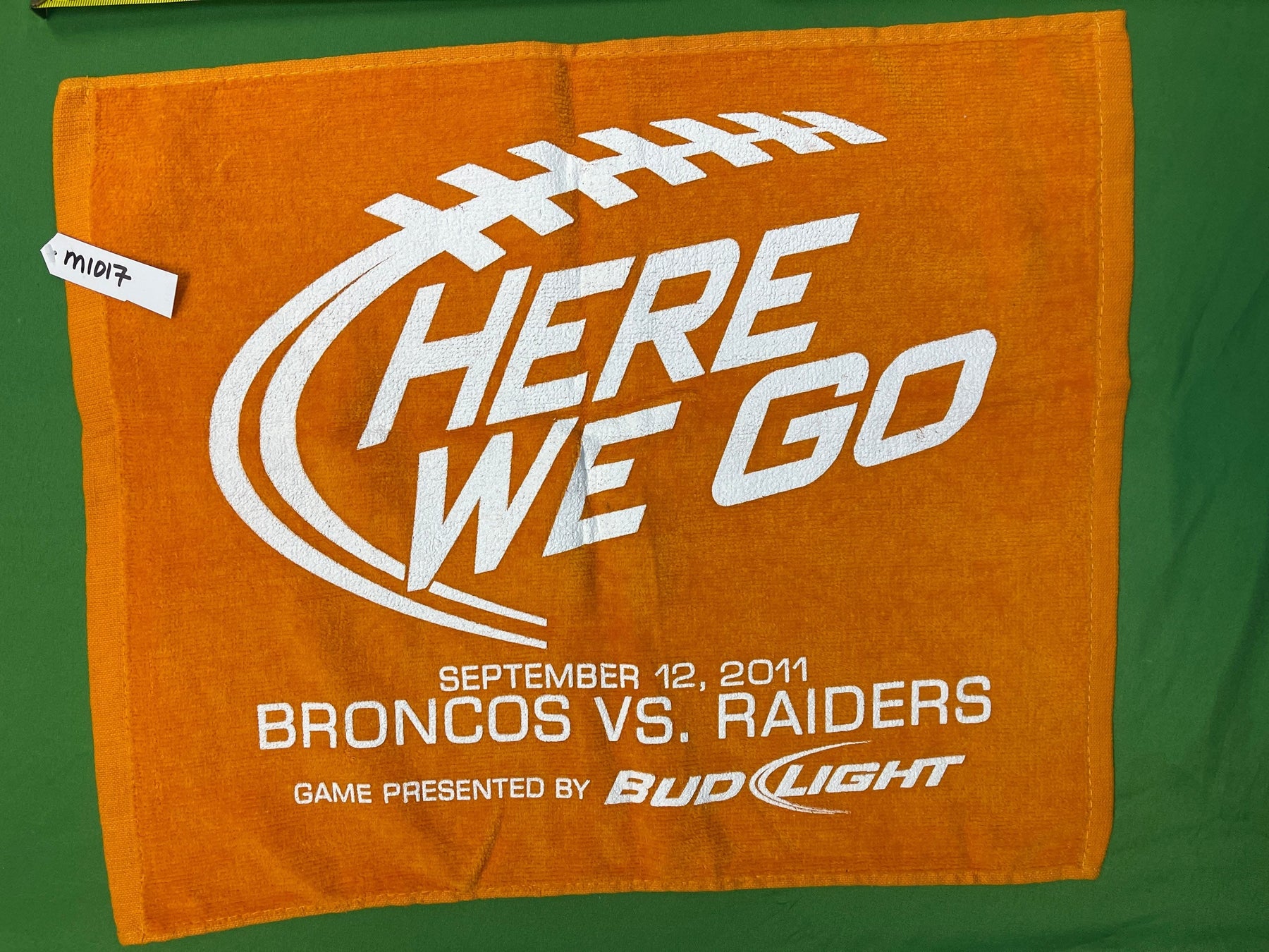 NFL Denver Broncos vs. Las Vegas Raiders 12/9/11 Rally Towel