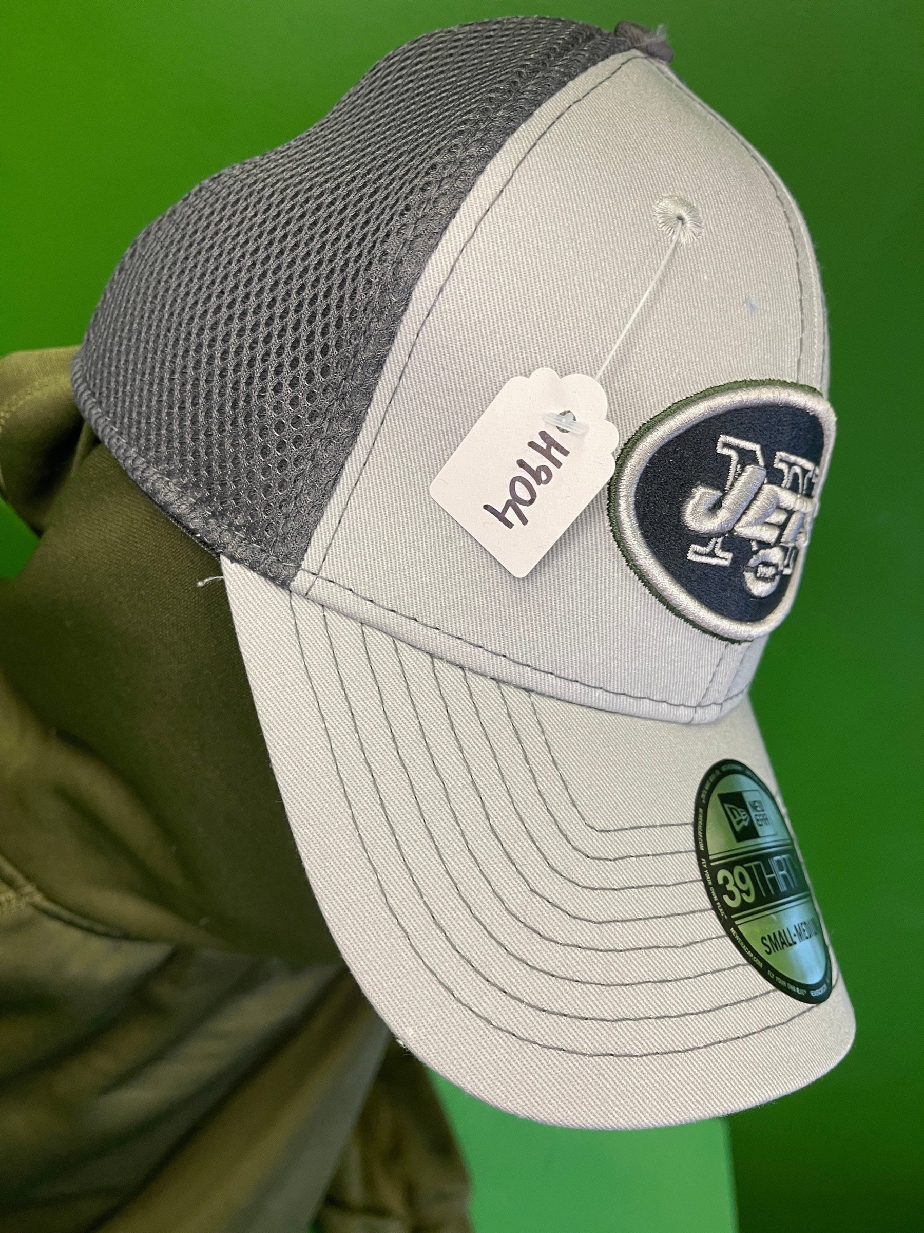 NFL New York Jets New Era 39THIRTY Greyscale Fitted Hat/Cap Small/Medium NWT