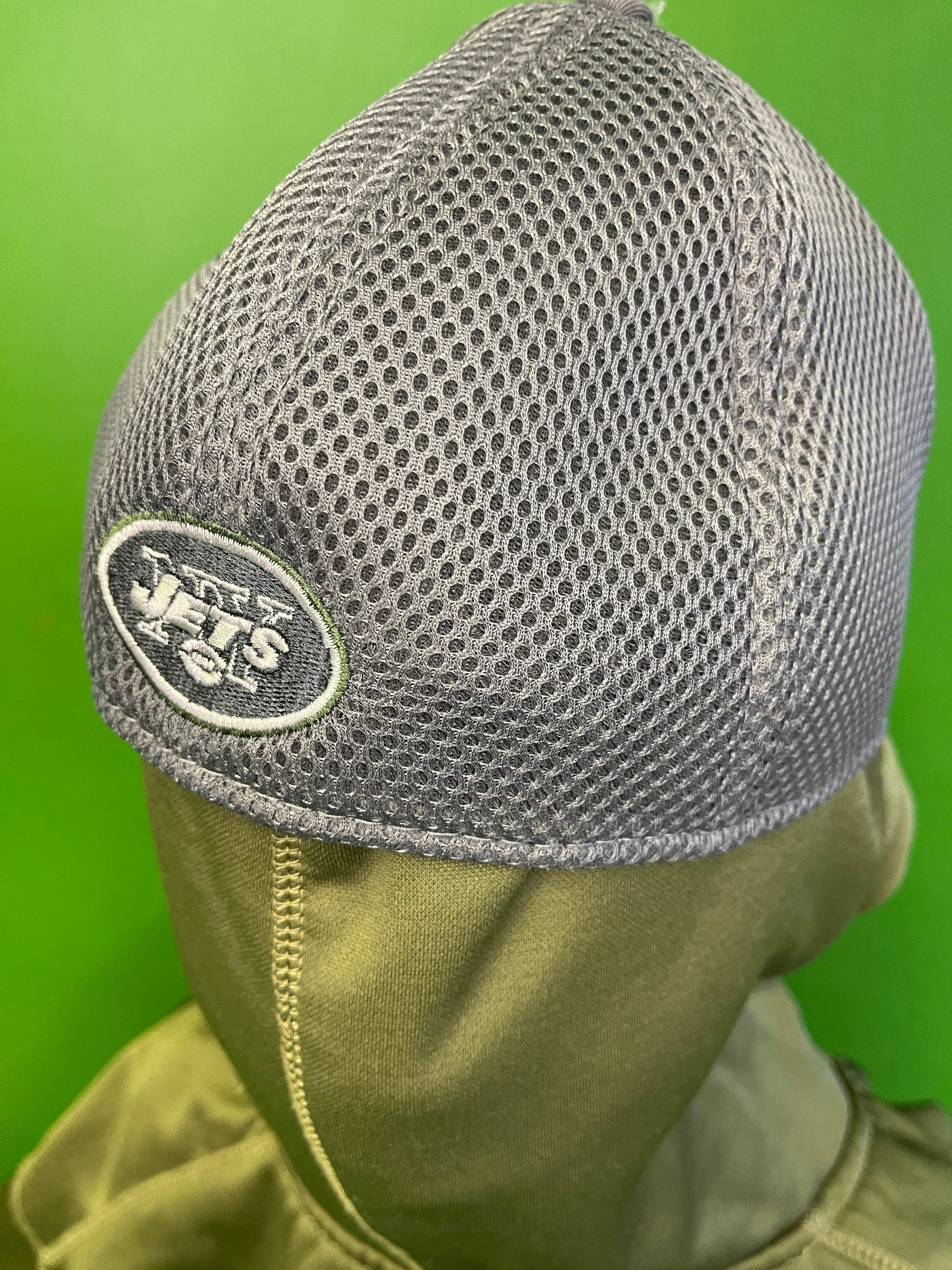 NFL New York Jets New Era 39THIRTY Greyscale Fitted Hat/Cap Small/Medium NWT