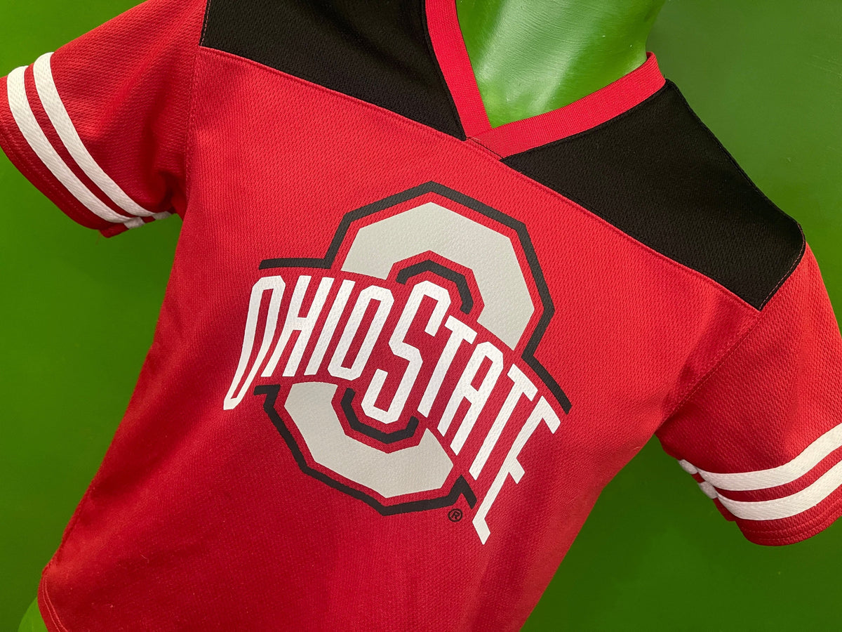 NCAA Ohio State Buckeyes Jersey-Style Top Youth Medium 10-12