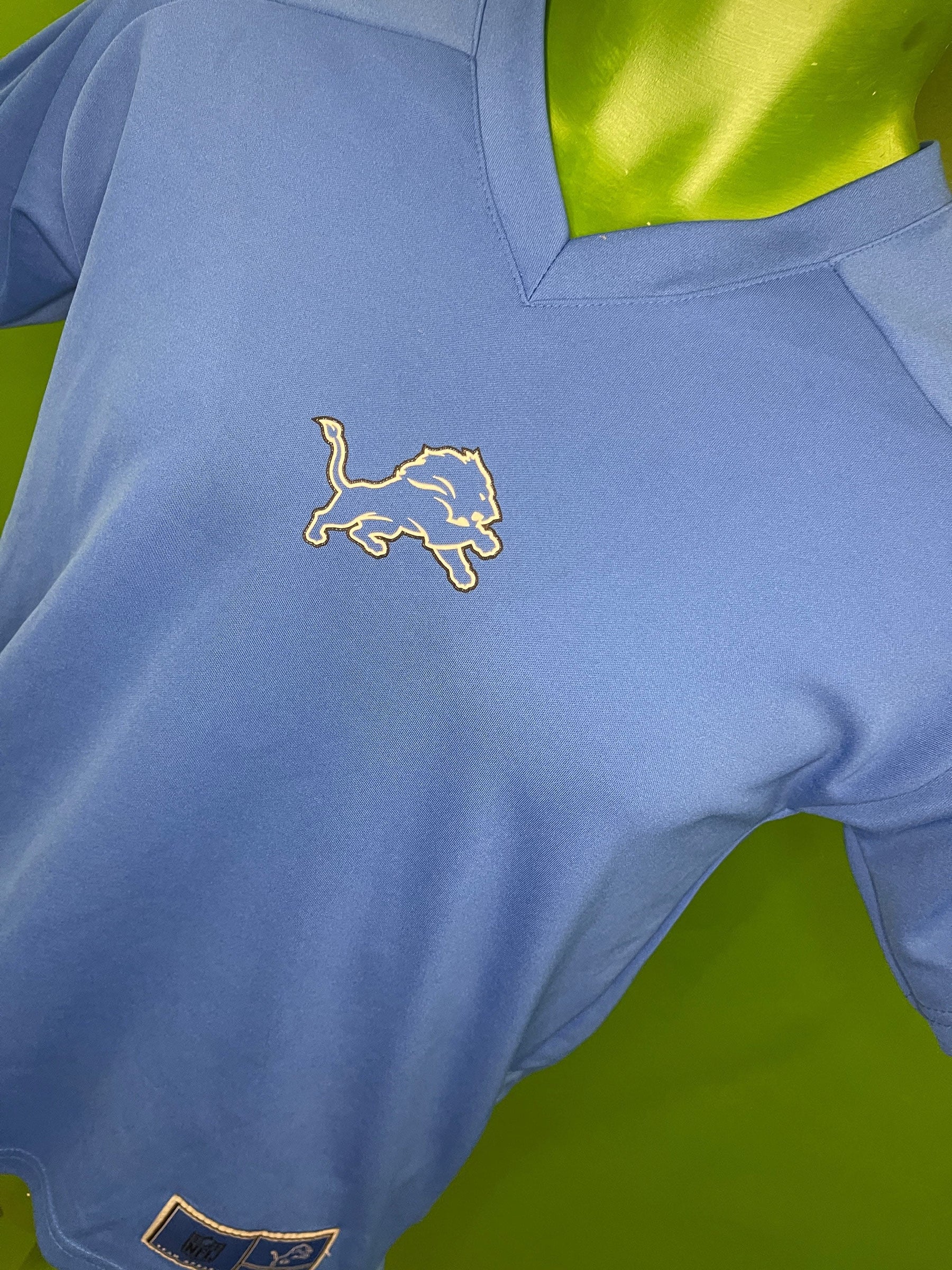 NFL Detroit Lions Jersey Style Top Youth Medium 10-12