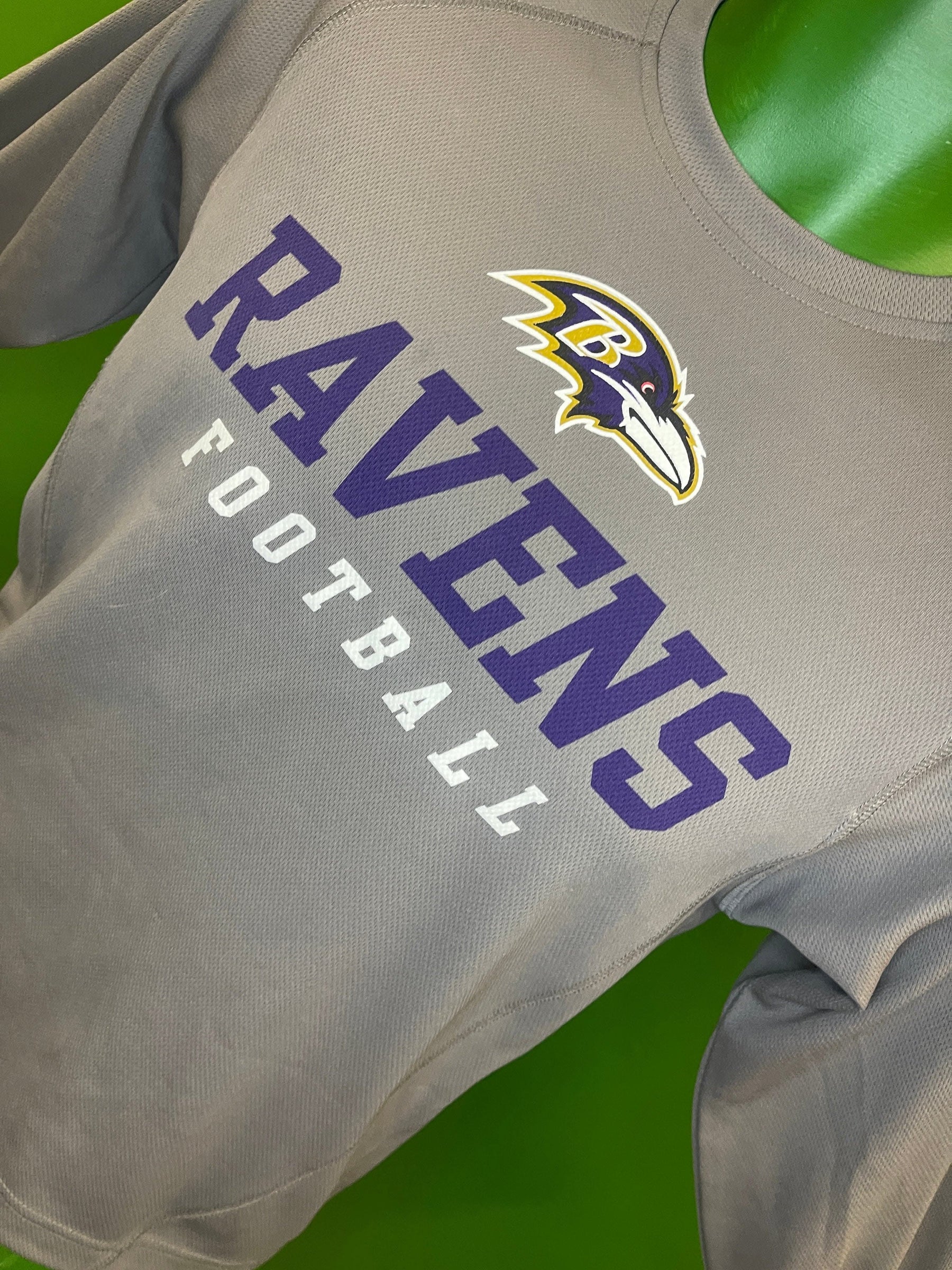 NFL Baltimore Ravens Grey L/S T-Shirt Youth Medium