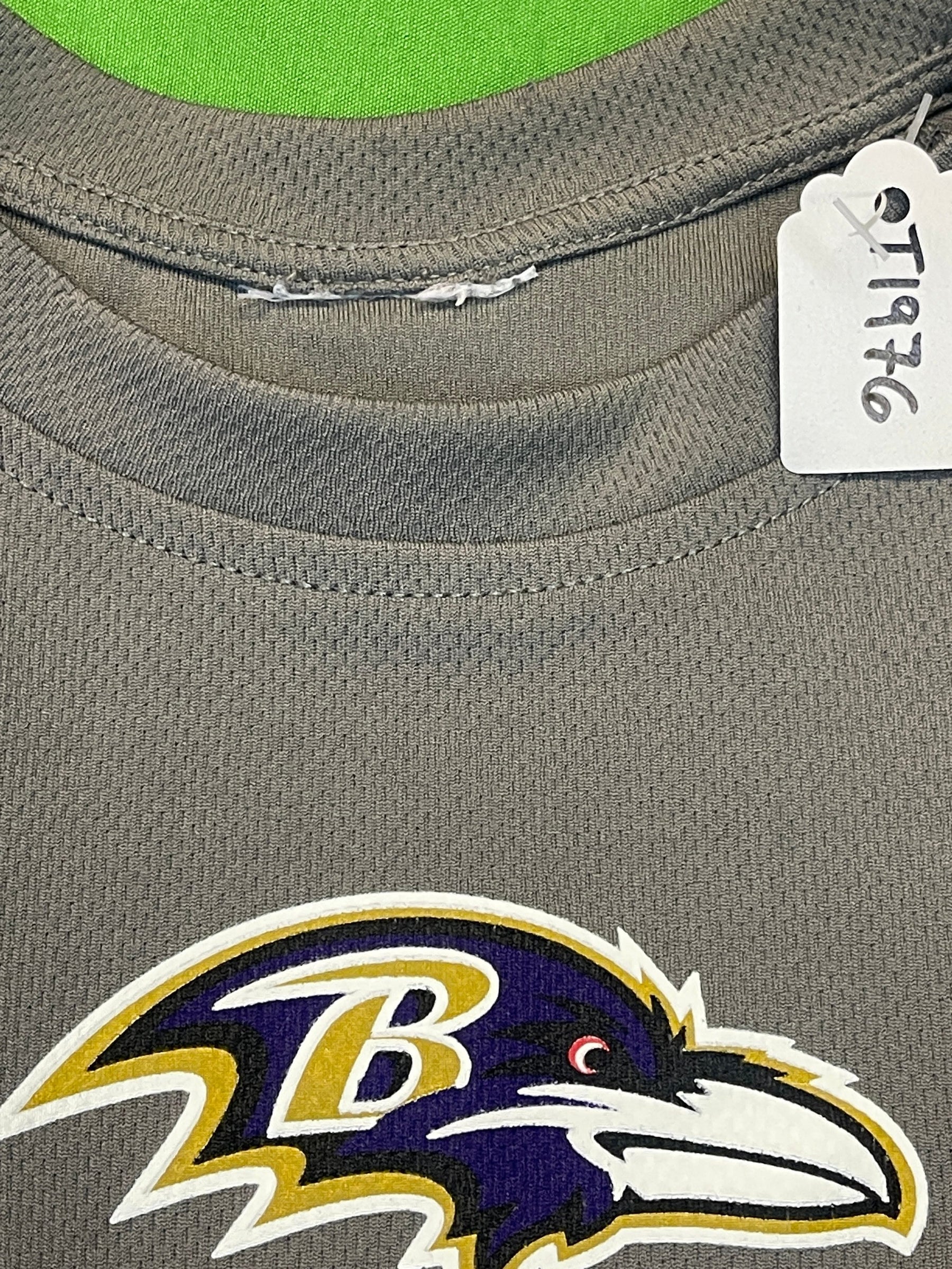 NFL Baltimore Ravens Grey L/S T-Shirt Youth Medium