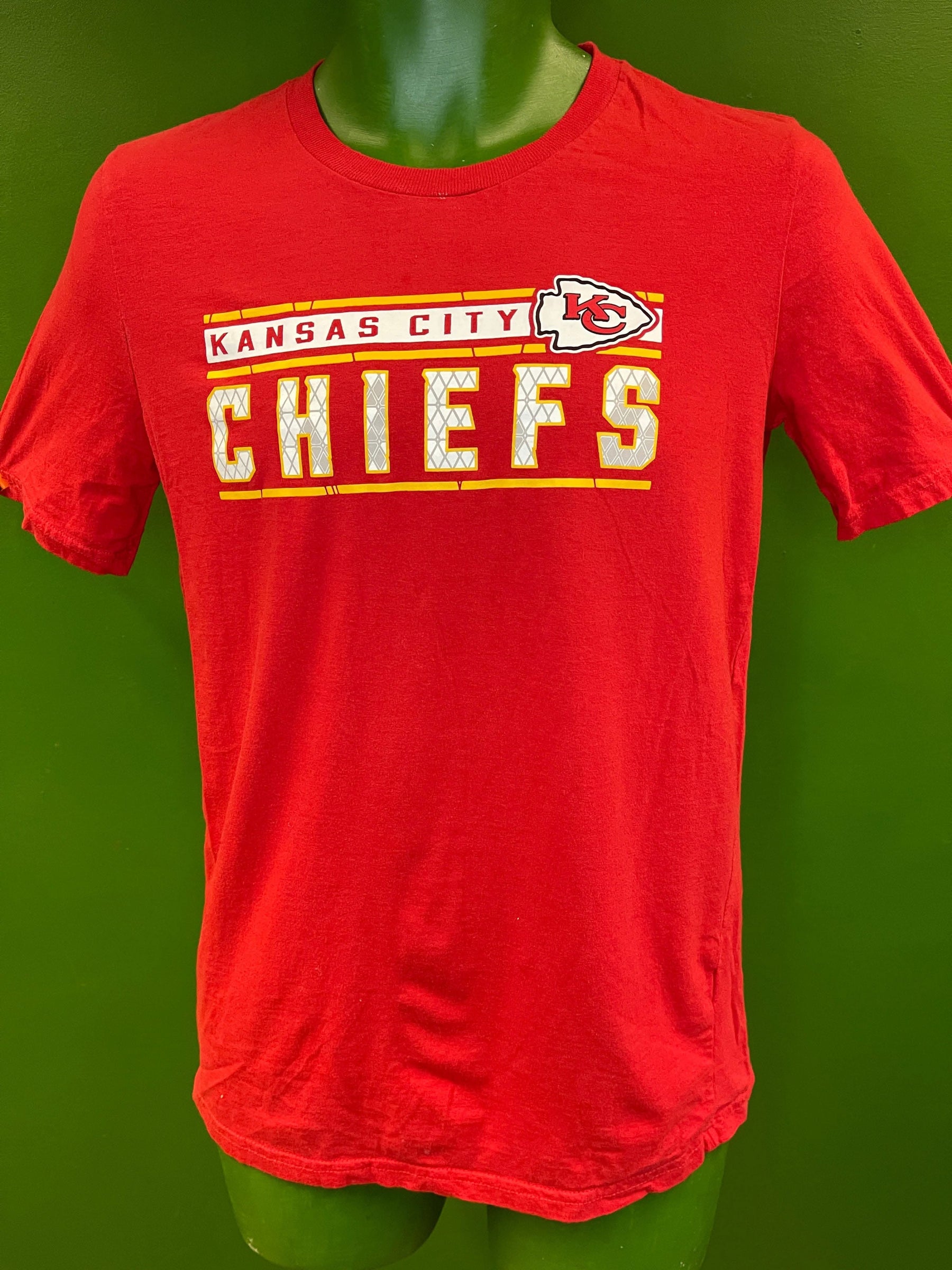 NFL Kansas City Chiefs 100% Cotton Red T-Shirt Youth X-Large 16-18