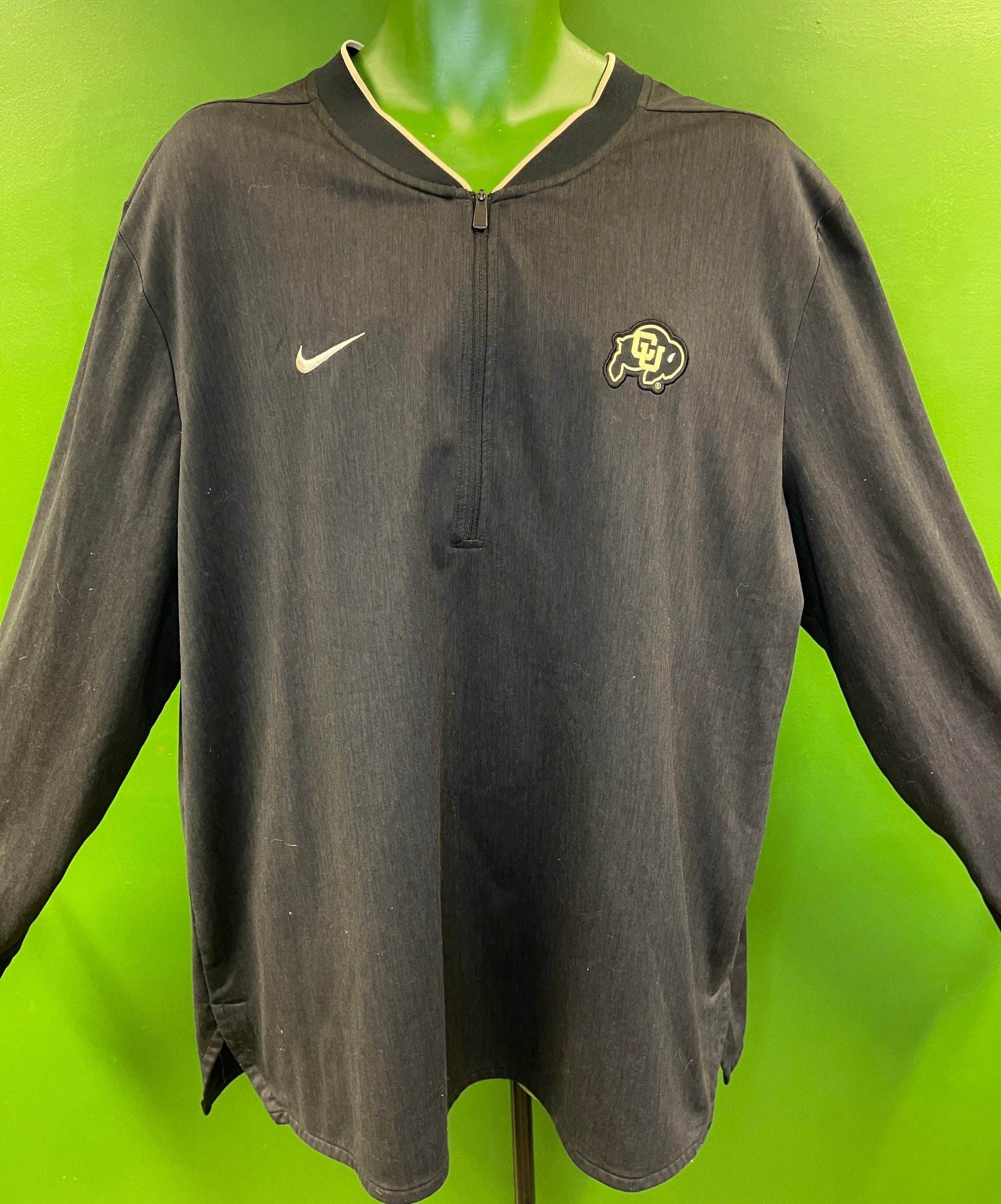 NCAA Colorado Buffaloes Dr-Fit Soft 1/4 Zip Pullover Men's 2X-Large