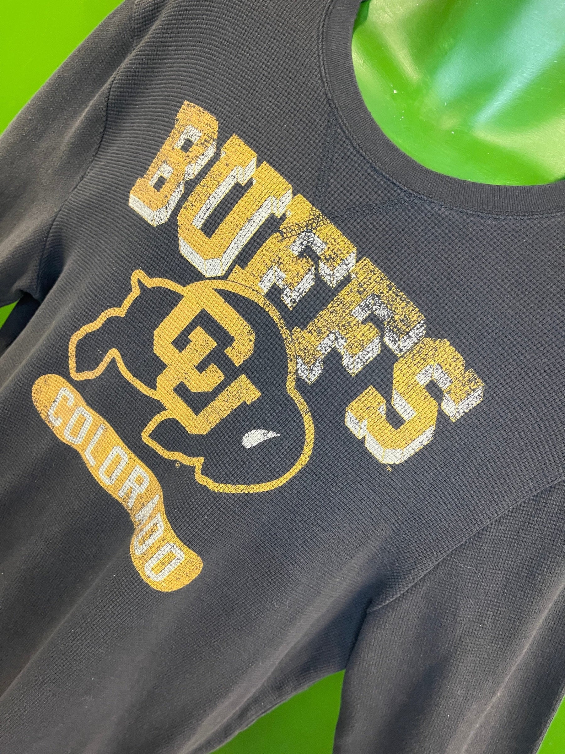 NCAA Colorado Buffaloes Waffle Fabric Pullover Sweatshirt Men's 2X-Large