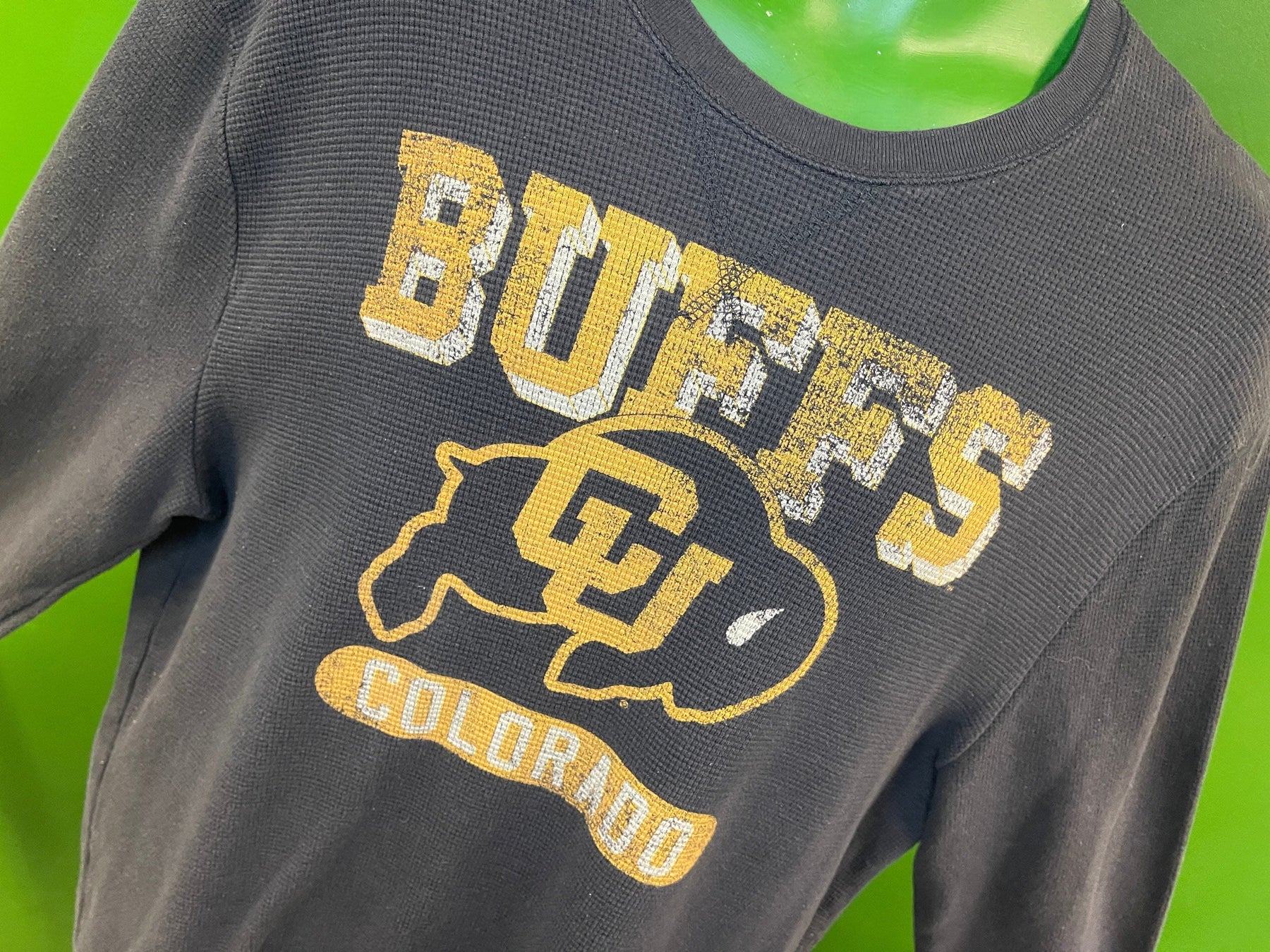 NCAA Colorado Buffaloes Waffle Fabric Pullover Sweatshirt Men's 2X-Large