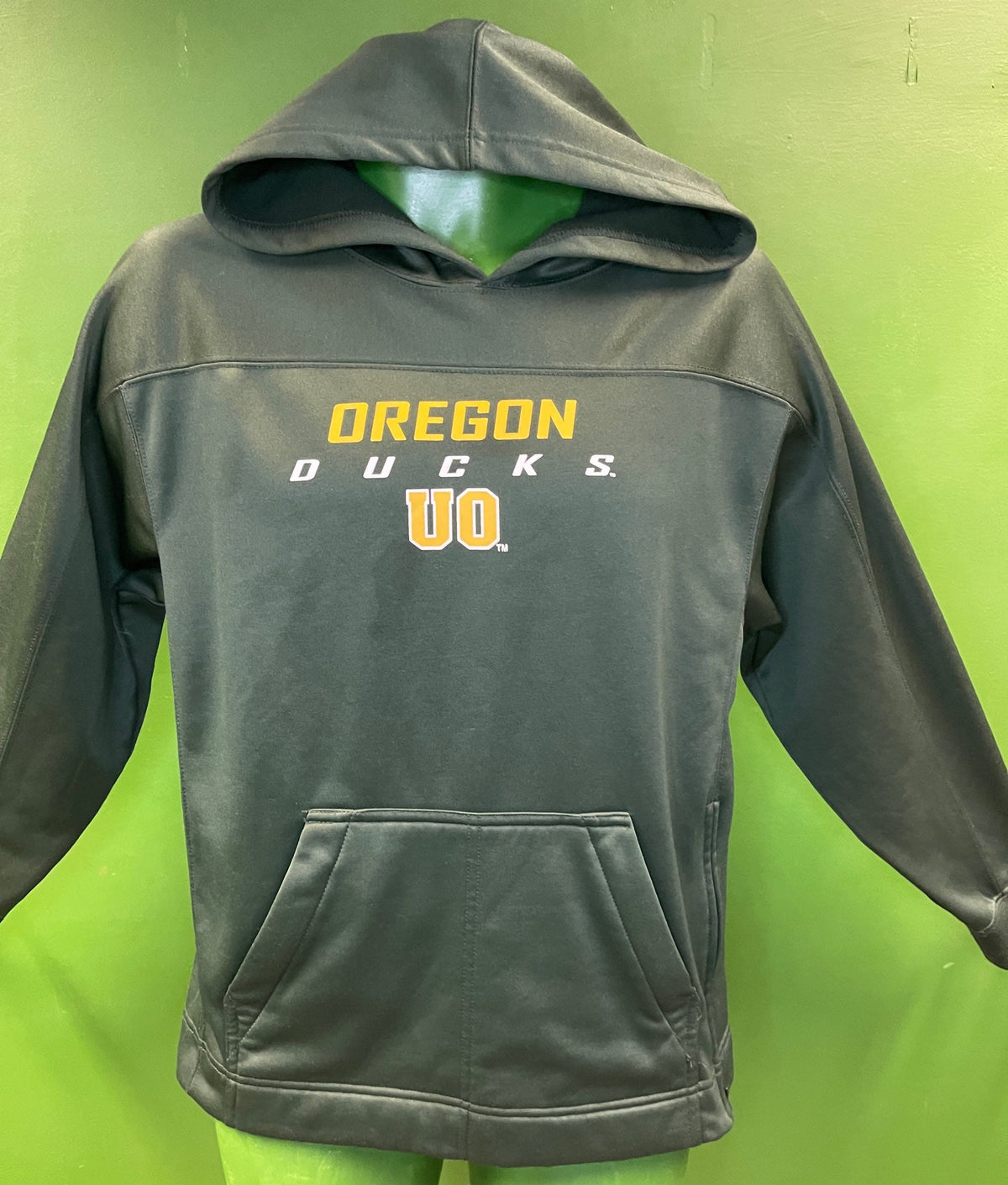 NCAA Oregon Ducks Side Zip Pullover Hoodie Youth X-Large