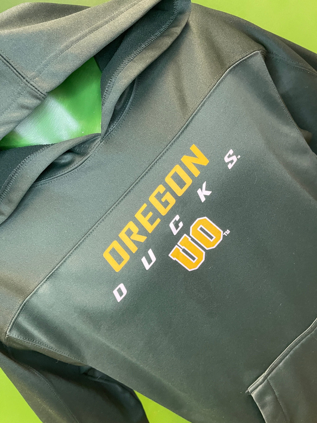 NCAA Oregon Ducks Side Zip Pullover Hoodie Youth X-Large