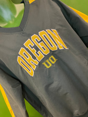 NCAA Oregon Ducks Side Zip Woven Pullover Sweatshirt Men's Large