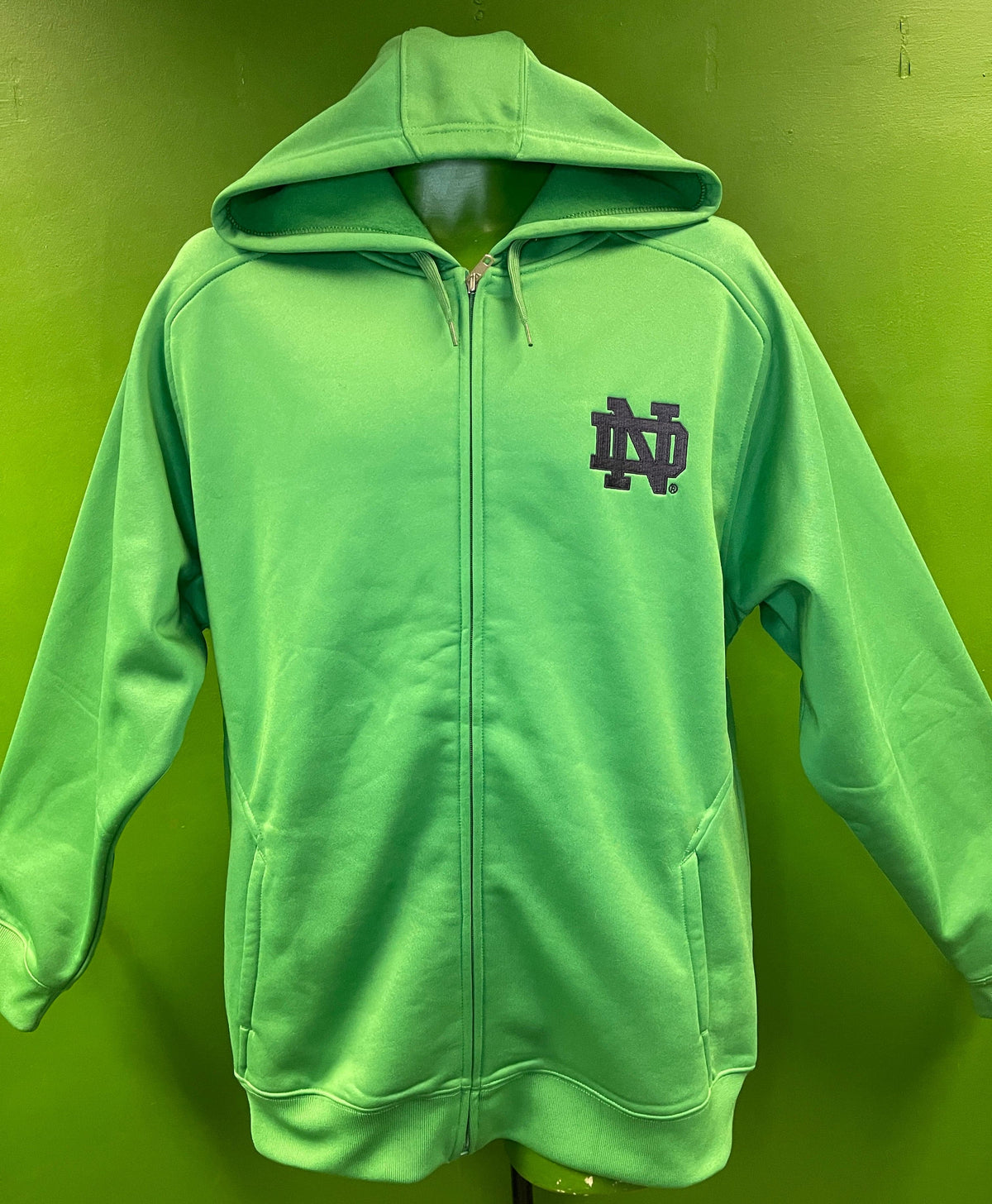 NCAA Notre Dame Fighting Irish Full-Zip Hoodie Men's Large