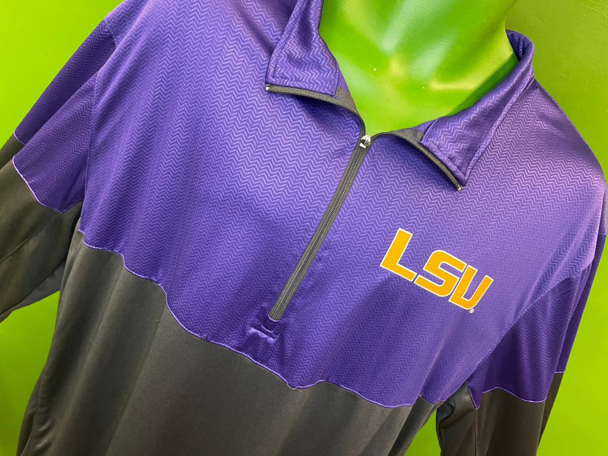 NCAA Louisiana State LSU Tigers Colosseum 1/4 Zip Pullover Men's 2X-Large