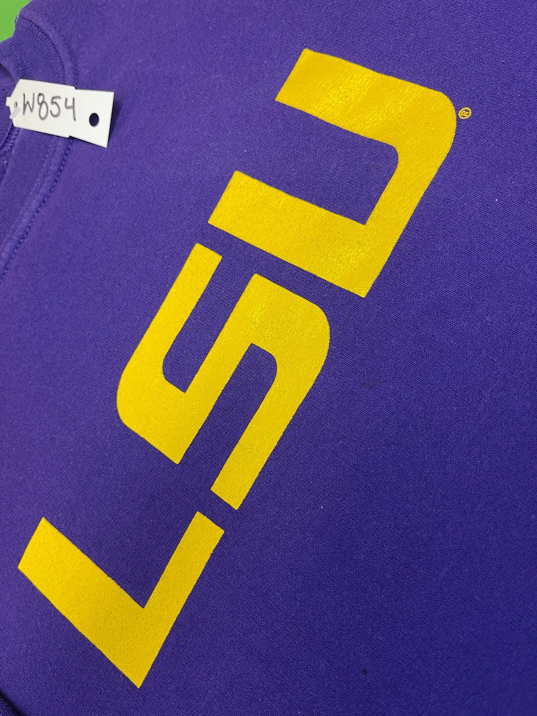 NCAA Louisiana State LSU Tigers Sweatshirt Youth Medium 10-12