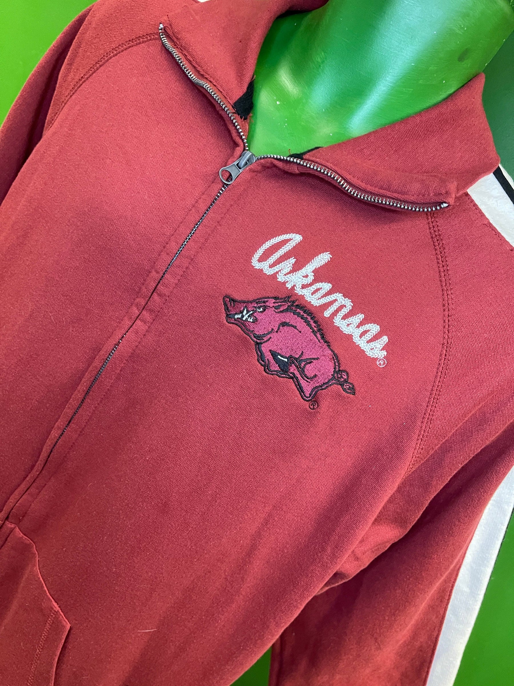 NCAA Arkansas Razorbacks Stitched Full-Zip Jacket Men's Large