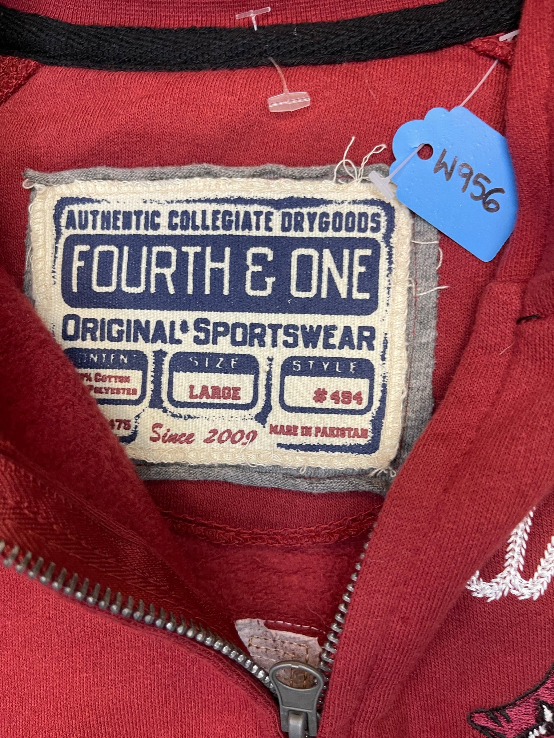 NCAA Arkansas Razorbacks Stitched Full-Zip Jacket Men's Large