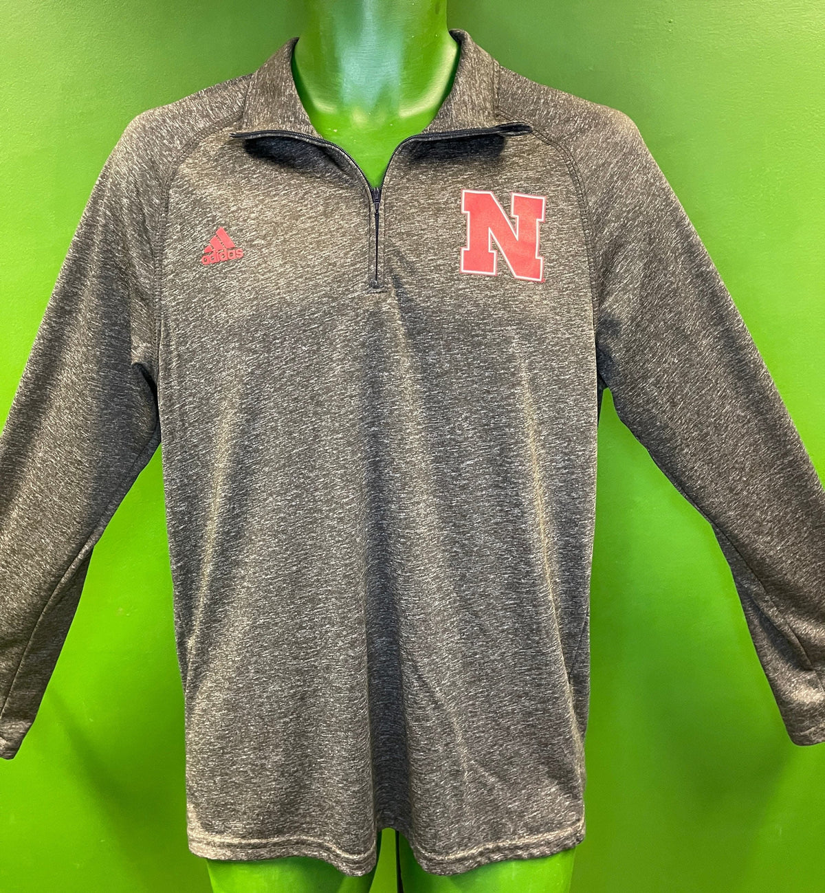 NCAA Nebraska Cornhuskers Lightweight 1/4 Zip Pullover Top Men's Medium