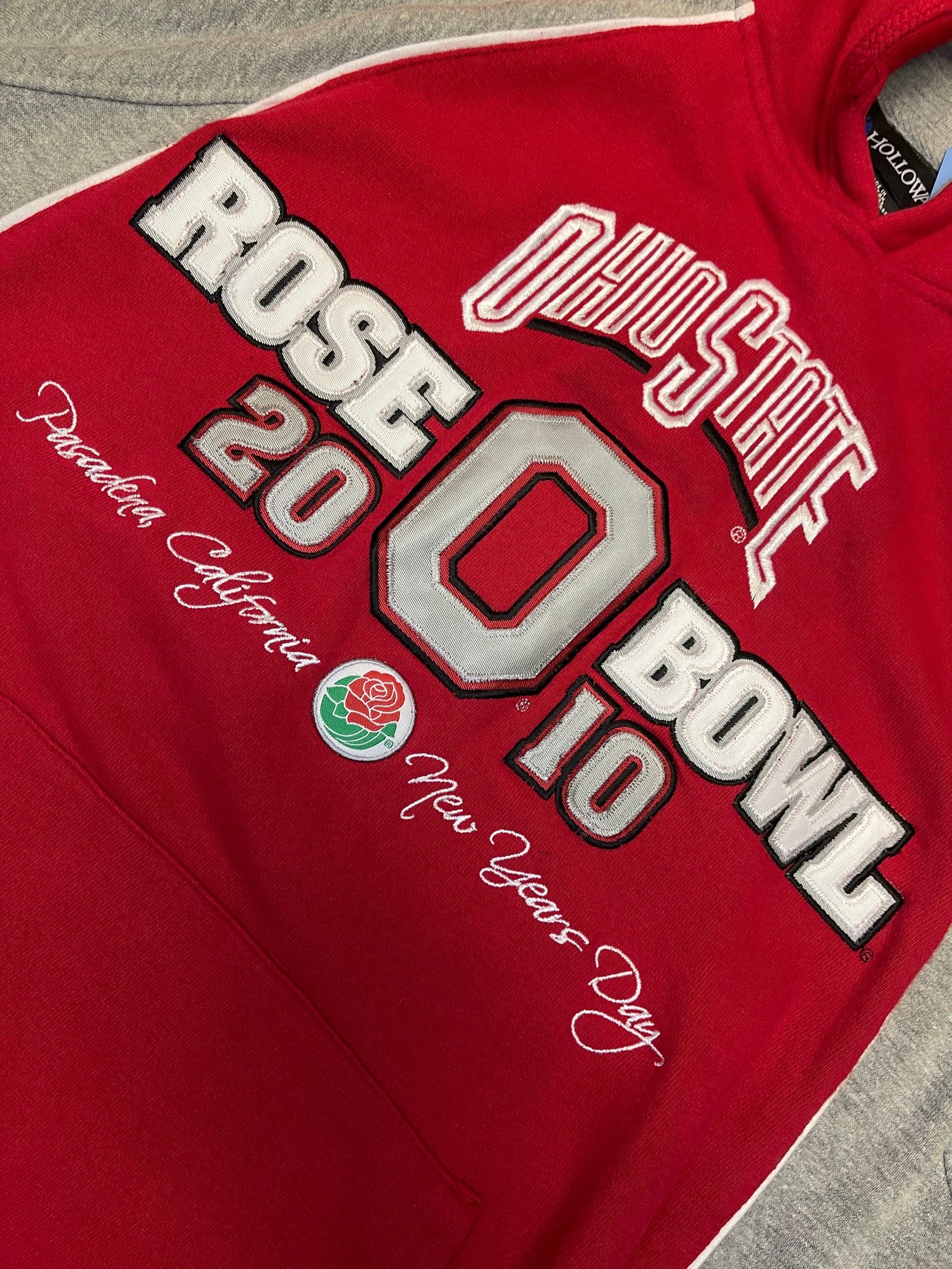 NCAA Ohio State Buckeyes Rose Bowl 2010 Pullover Hoodie Men's X-Small