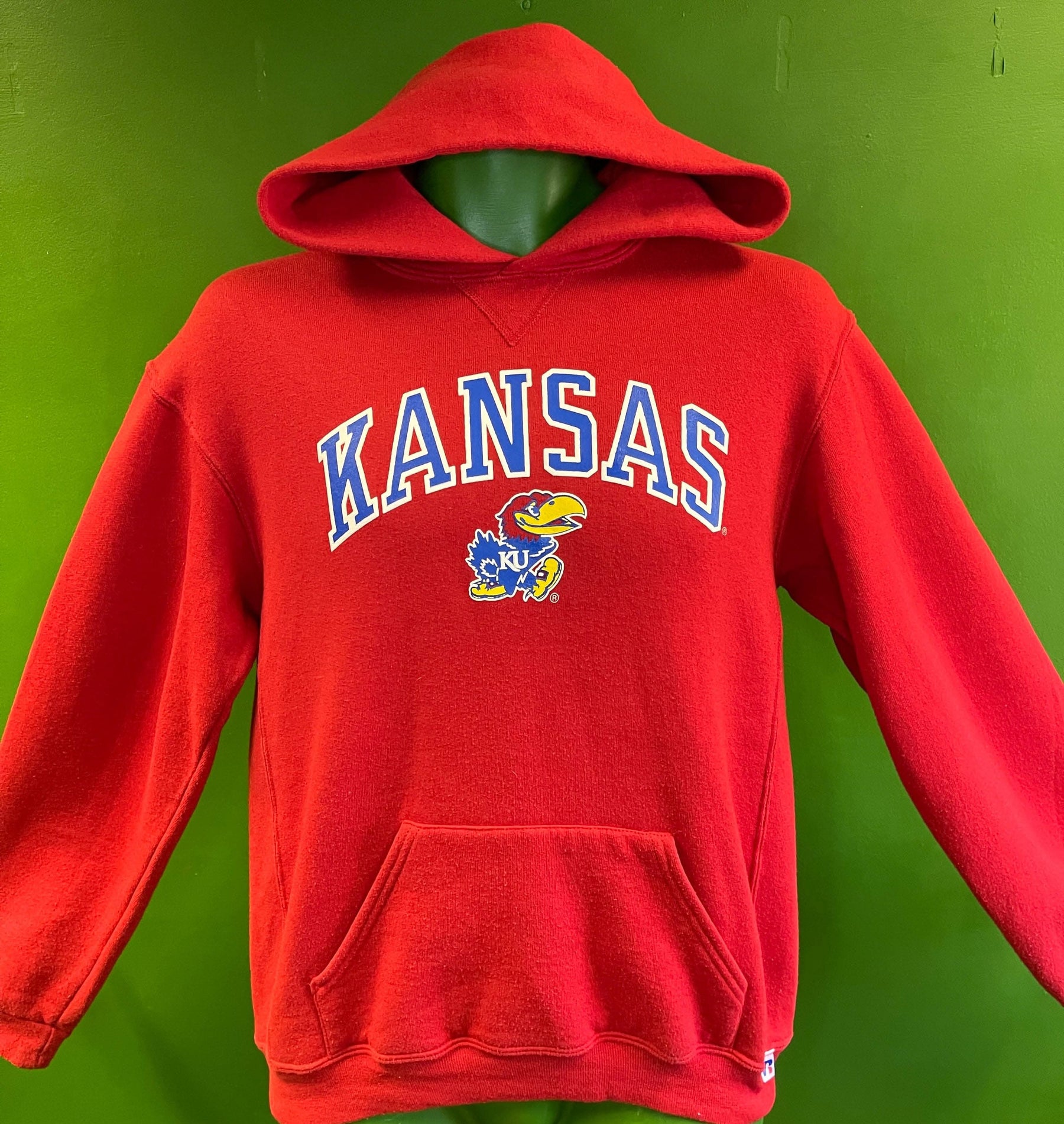 NCAA Kansas Jayhawks Russell Pullover Hoodie Youth X-Large