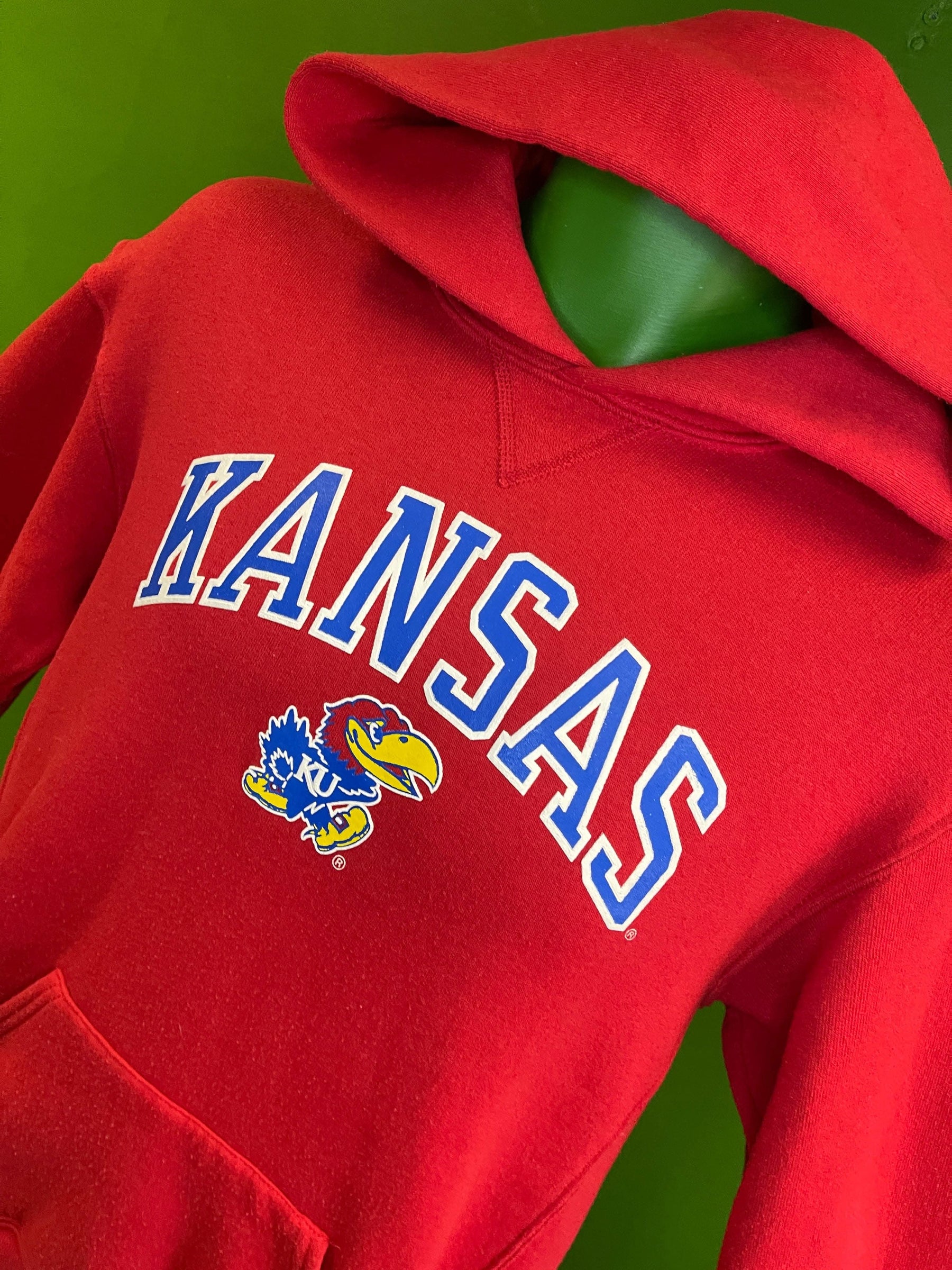 NCAA Kansas Jayhawks Russell Pullover Hoodie Youth X-Large