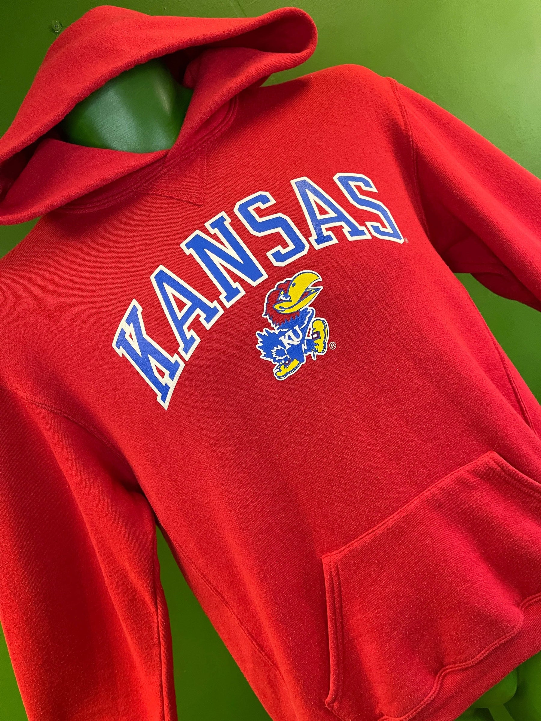 NCAA Kansas Jayhawks Russell Pullover Hoodie Youth X-Large