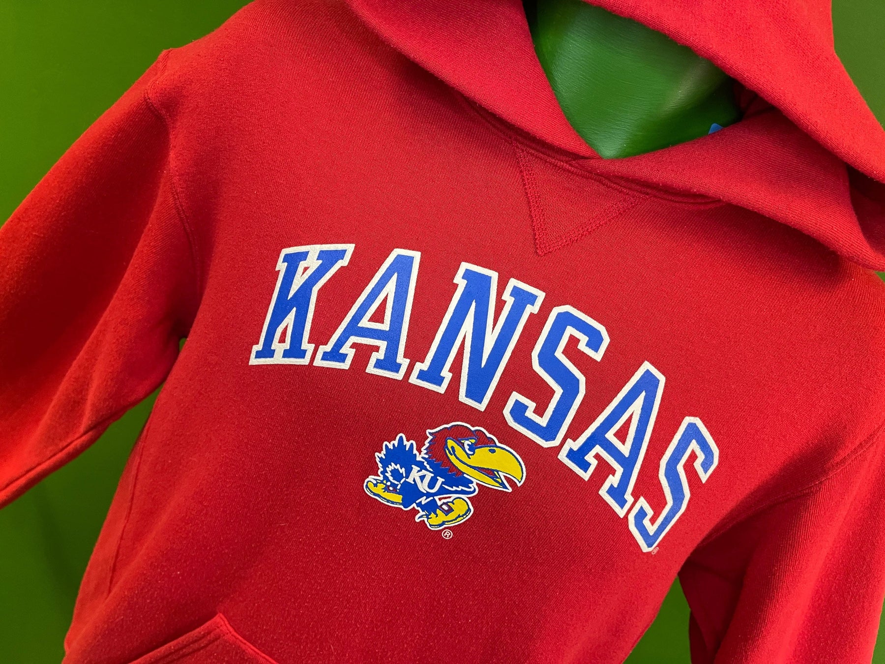 NCAA Kansas Jayhawks Russell Pullover Hoodie Youth X-Large