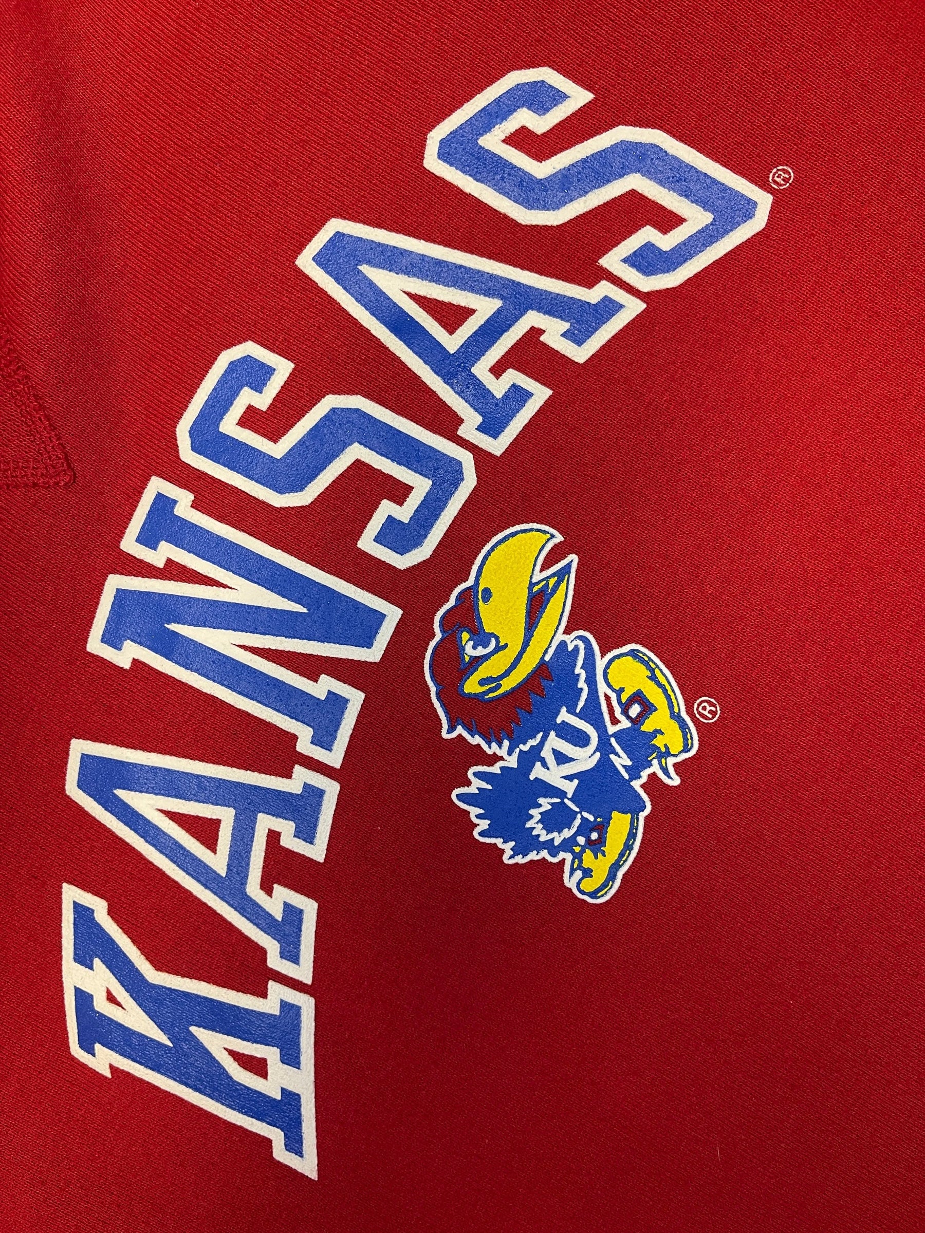 NCAA Kansas Jayhawks Russell Pullover Hoodie Youth X-Large