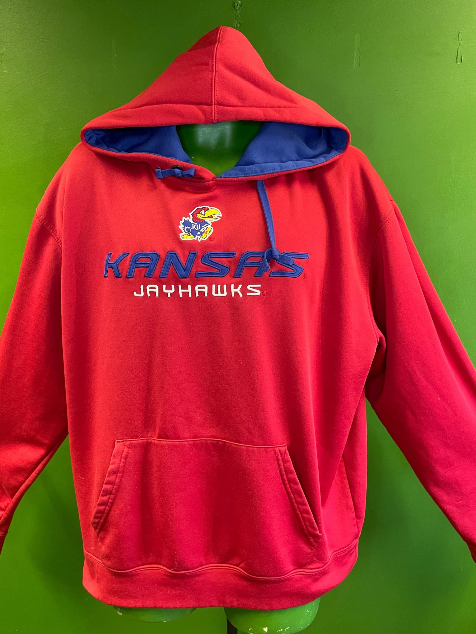 NCAA Kansas Jayhawks Stitched Pullover Hoodie Men's 2X-Large
