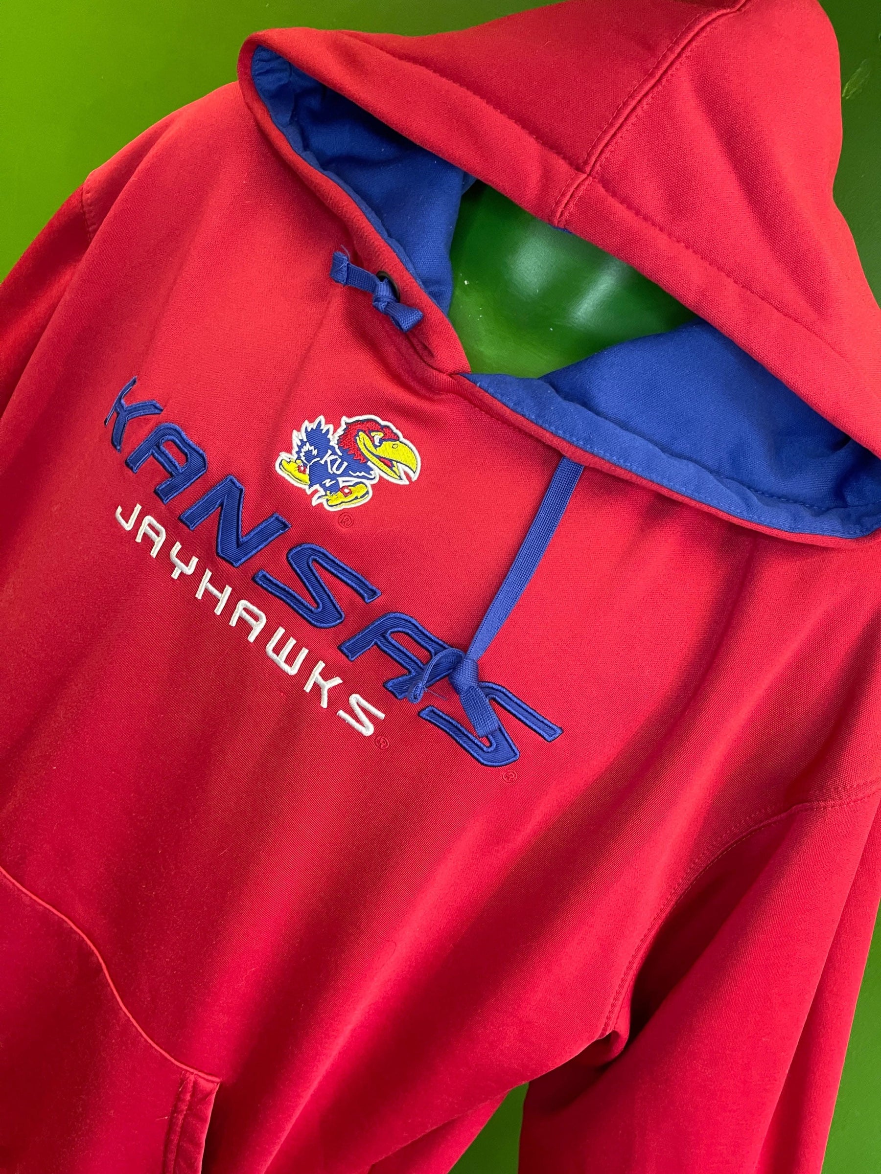 NCAA Kansas Jayhawks Stitched Pullover Hoodie Men's 2X-Large