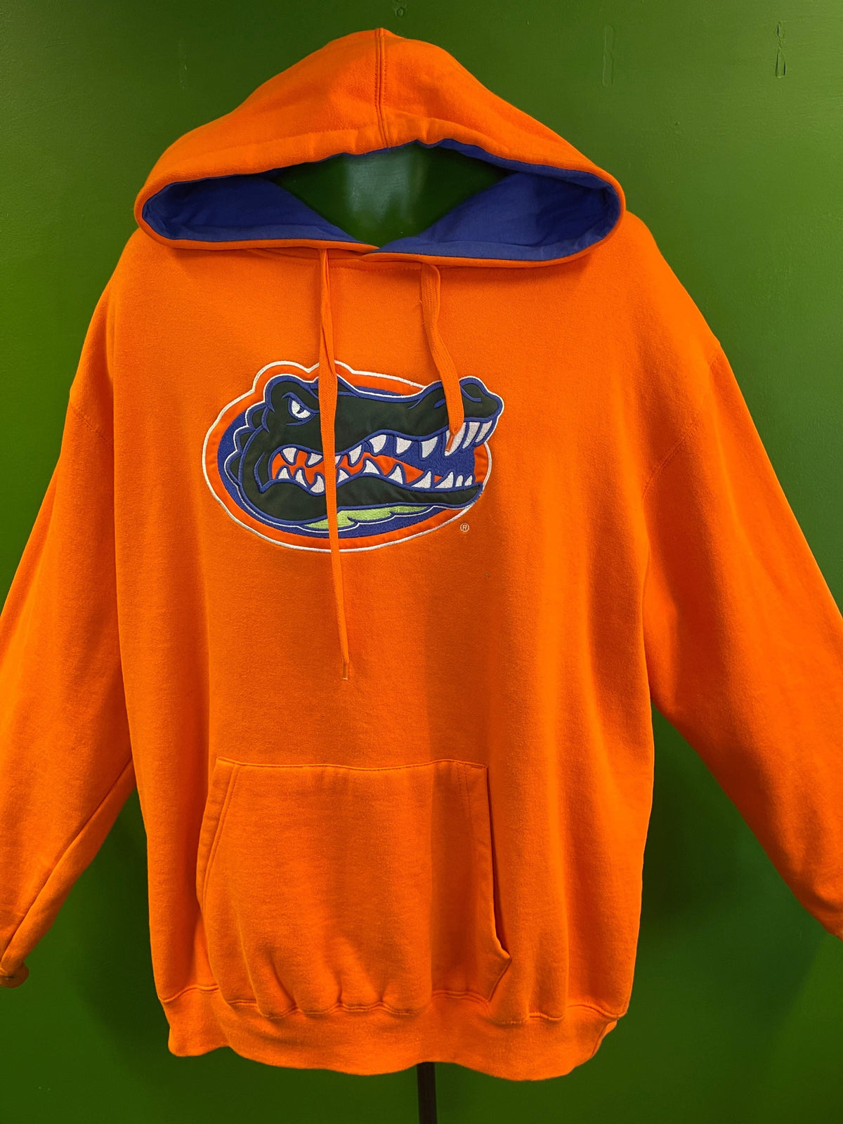 NCAA Florida Gators Orange Stitched Pullover Hoodie Men's X-Large