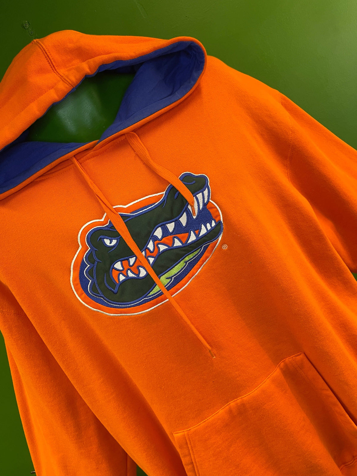 NCAA Florida Gators Orange Stitched Pullover Hoodie Men's X-Large